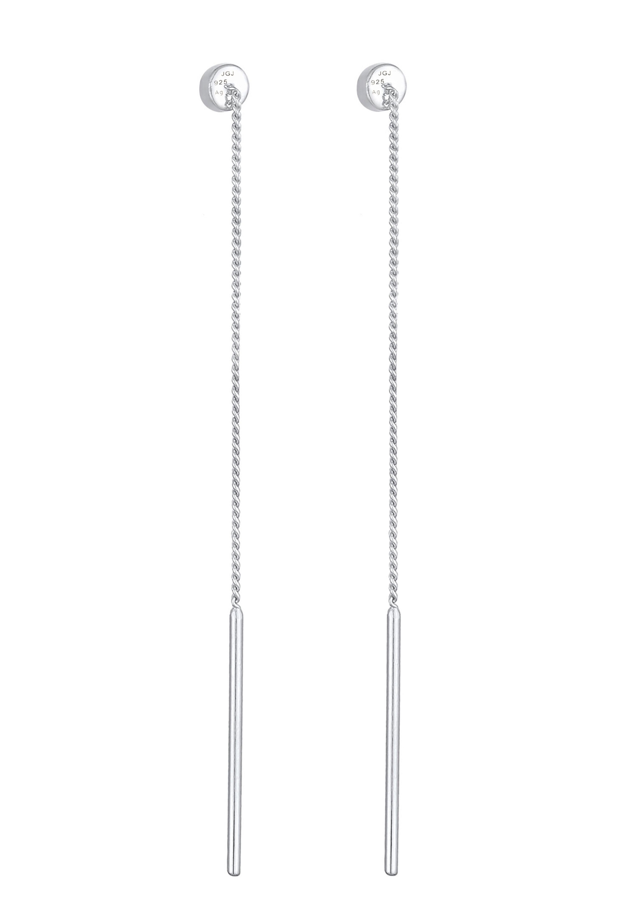 Elli Paar Ohrhänger »Ohrringe Durchziehen Basic 925 Silber, mit Kristallen von Swarovski®«