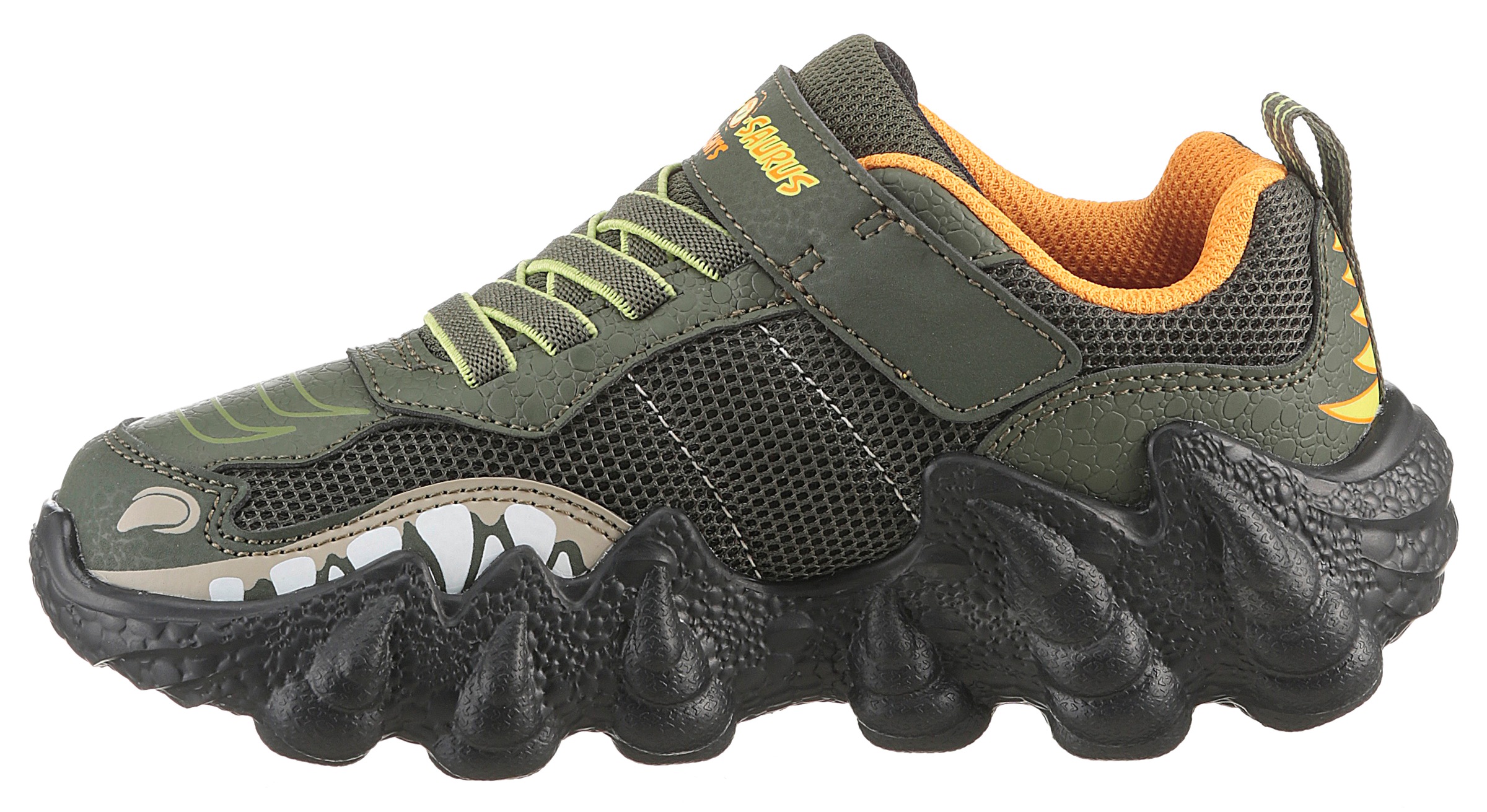 Skechers Sneaker »SKECH-O-SAURUS LIGHTS 2.0«, Blink,-Klettschuh, Dino-Schuh, Größenschablone zum Download
