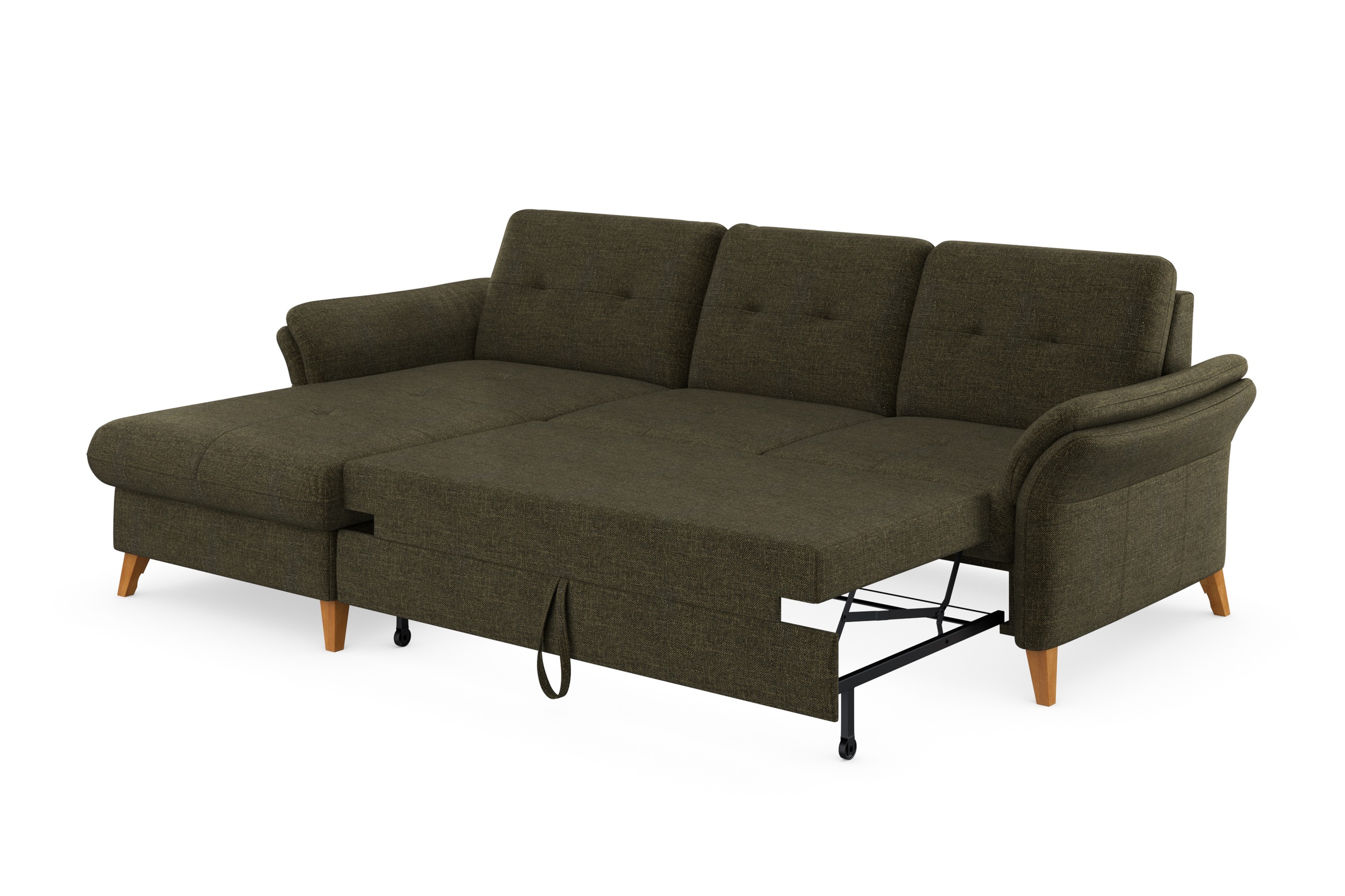sit&more Ecksofa »Göteborg«, Sitztiefenverstellung und Federkern, wahlweise mit Bettfunktion