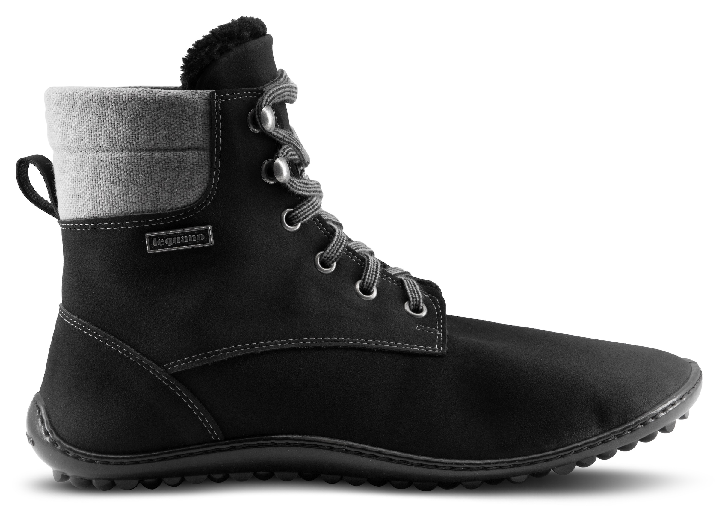 Leguano Barfußschuh »Icebare«, Bequemschuh, Schnürboots, speziell entwickelte Halbkugel-Sohle