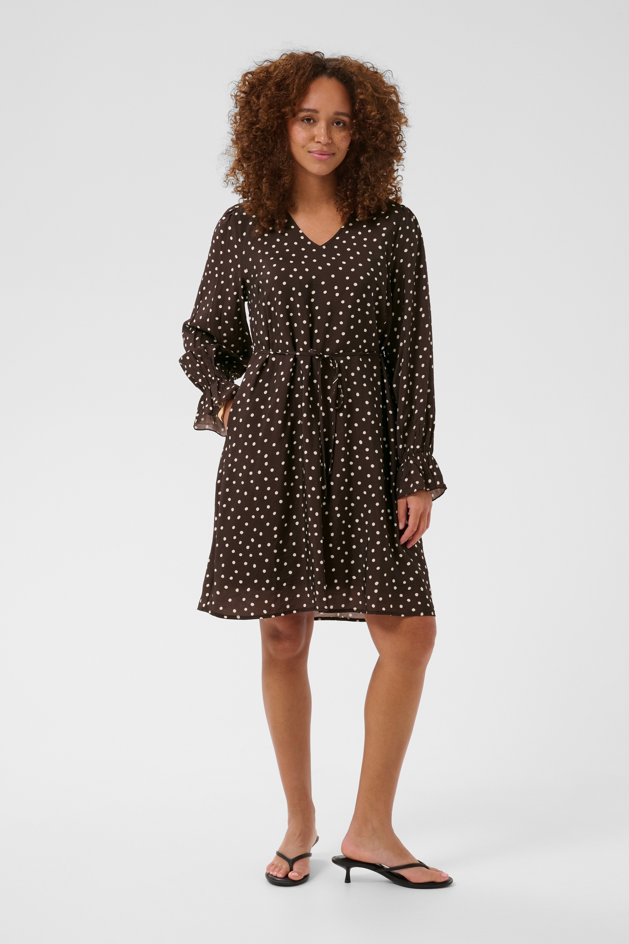 KAFFE Midikleid »Kleid KAdotte«