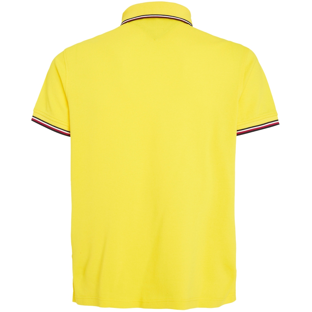 Tommy Hilfiger Poloshirt »1985 RWB TIPPED SLIM POLO«, mit TH-Farben an Ärmel und Kragen