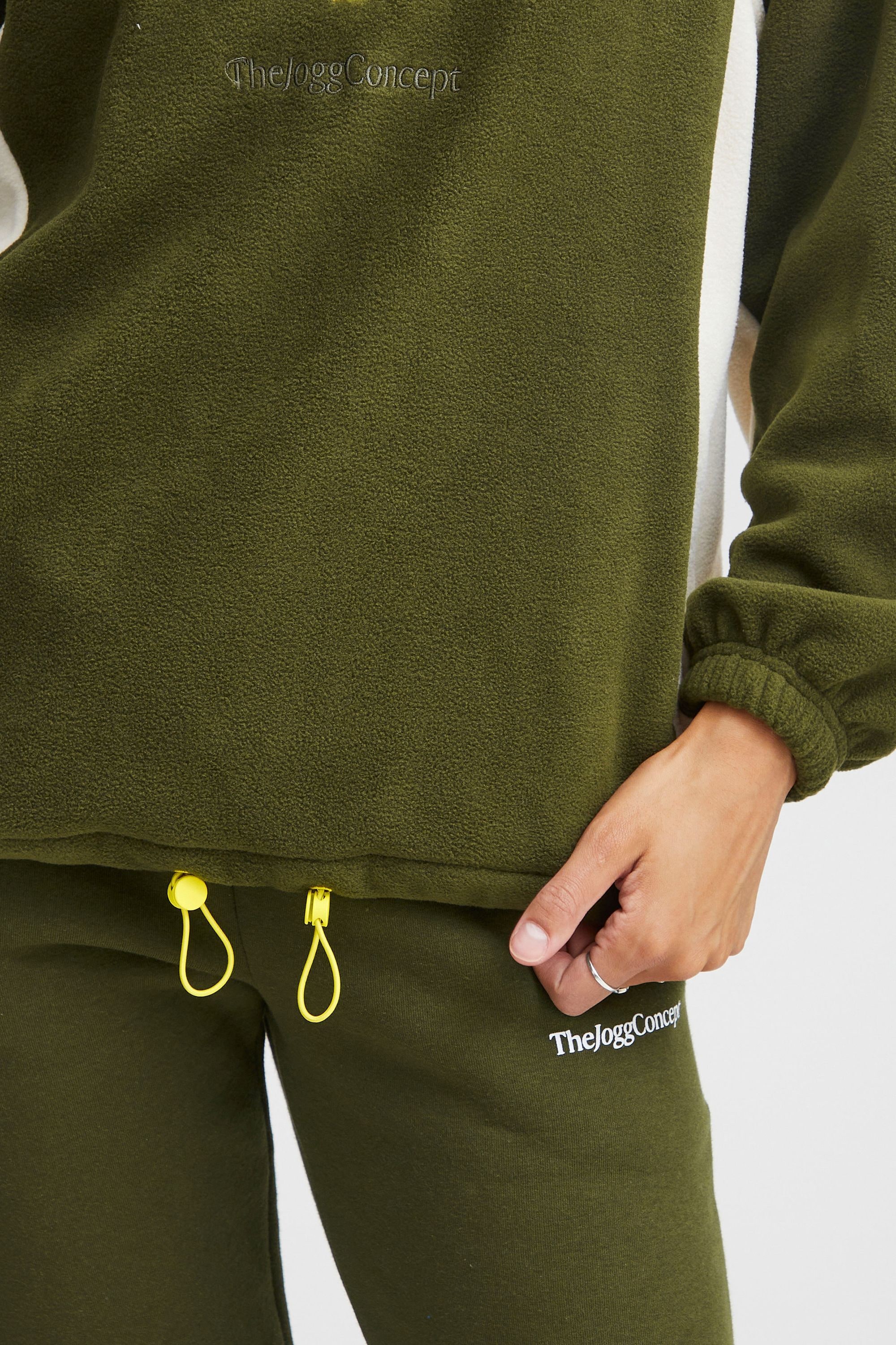 TheJoggConcept Fleecejacke »Fleecejacke JCClara«, ohne Kapuze