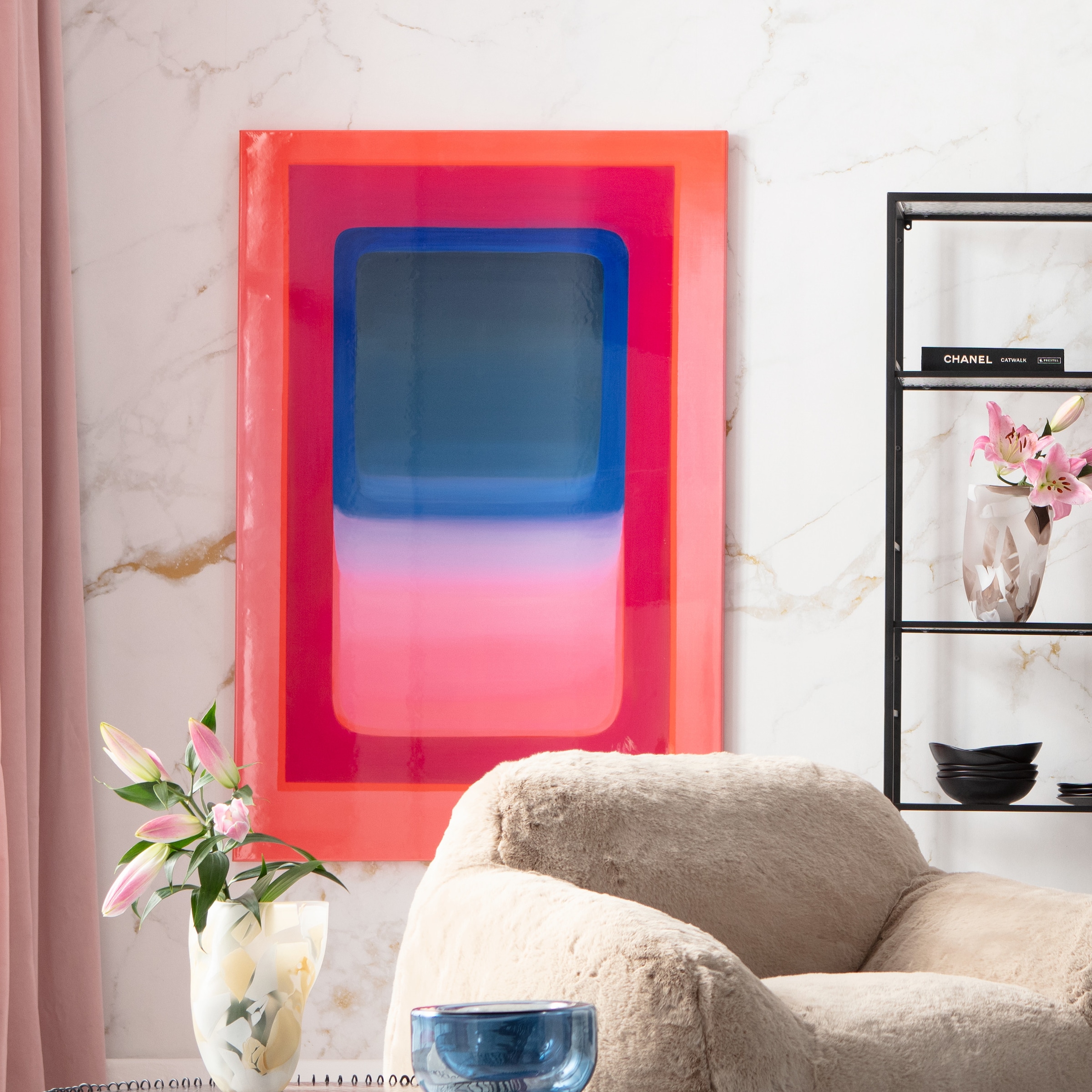 Kare Design Leinwandbild »Leinwandbild Tendency Blush«
