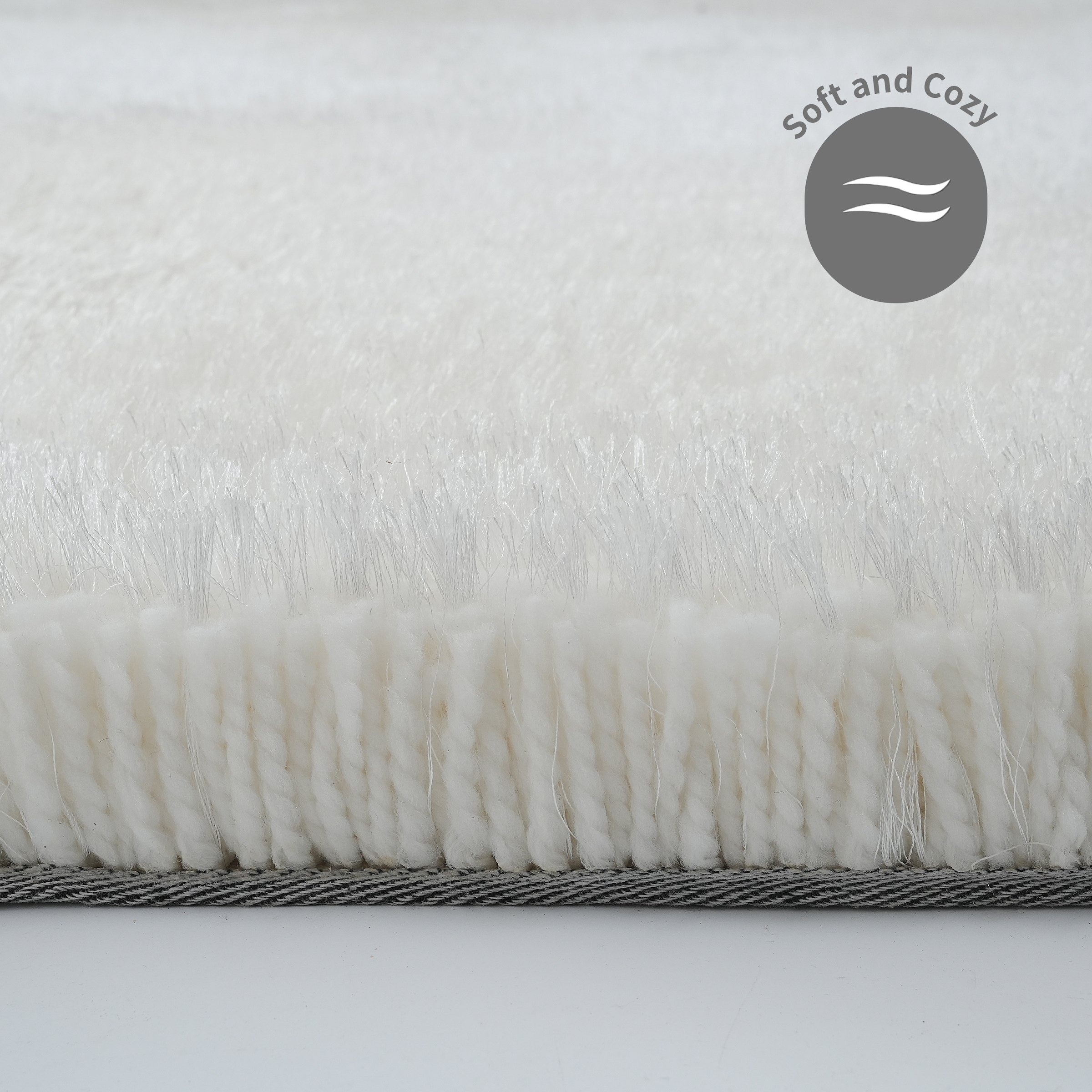 Guido Maria Kretschmer Home&Living Hochflor-Läufer »Micro exclusiv Teppich, sehr hoher Flor, weich durch Mikrofaser«, rechteckig, 78 mm Höhe, weich, Microfaser, unifarben, Schlafzimmer, Wohnzimmer, Esszimmer