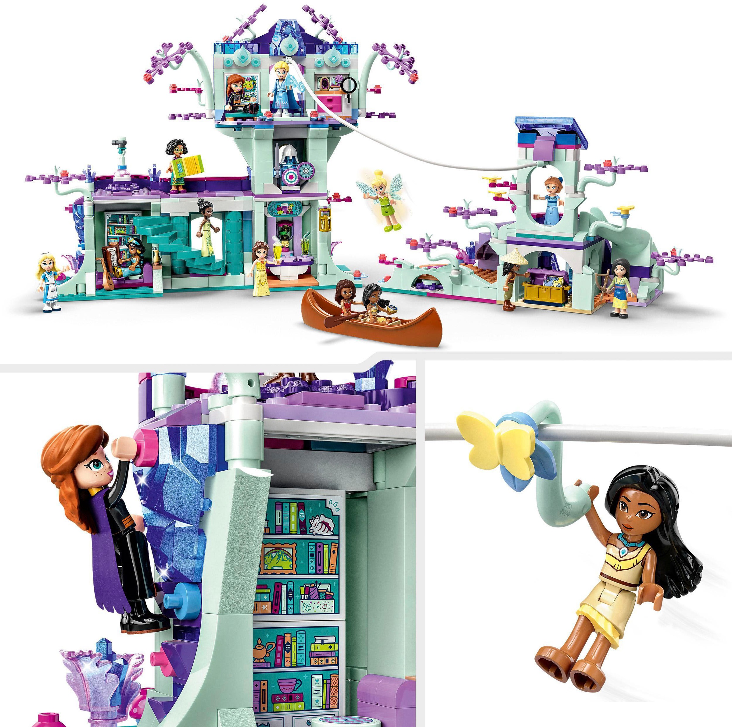 LEGO® Konstruktionsspielsteine »Das verzauberte Baumhaus (43215), LEGO® Disney«, (1016 St.), Made in Europe