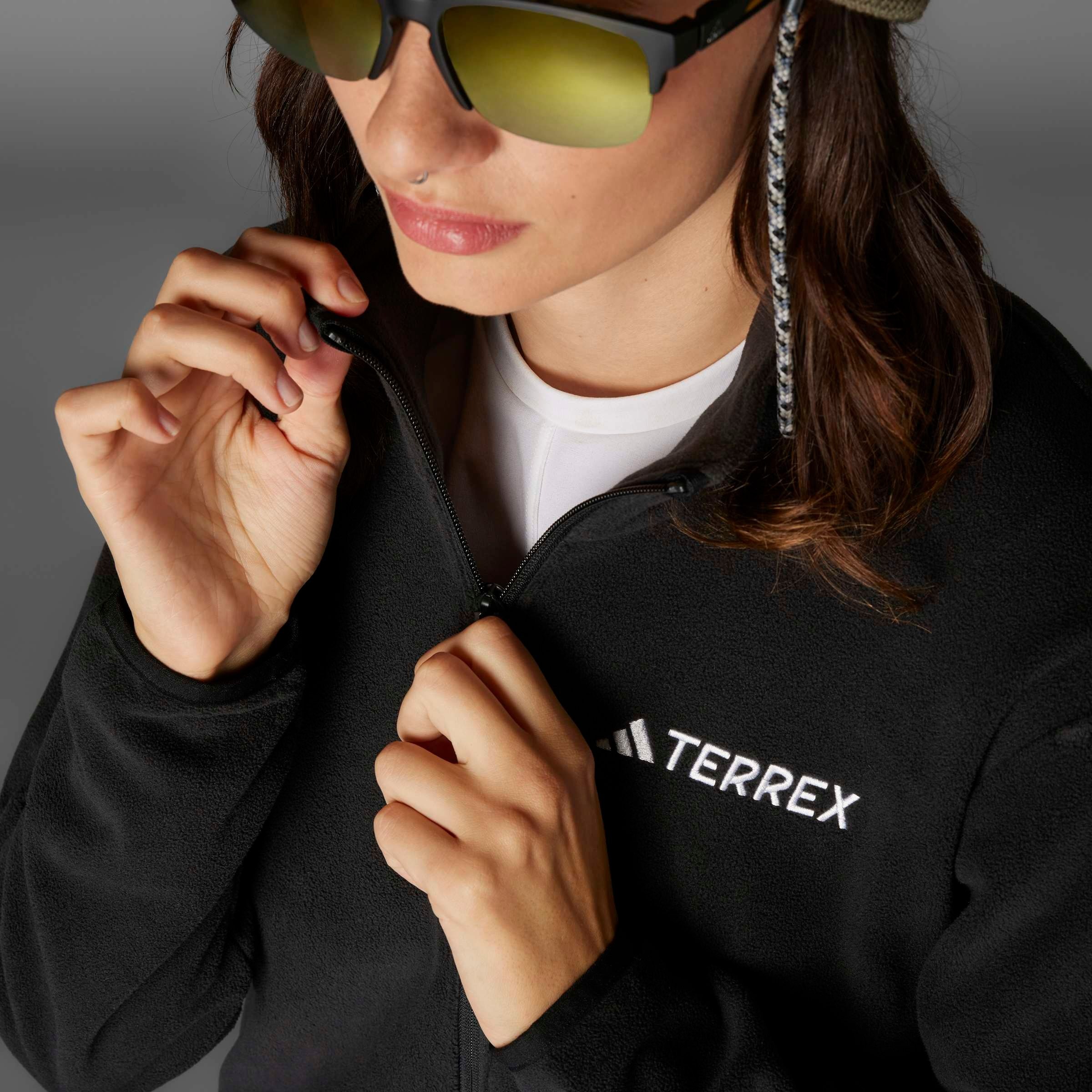 adidas TERREX Fleecejacke »W MT ESS FZ FL«, (1 St.)