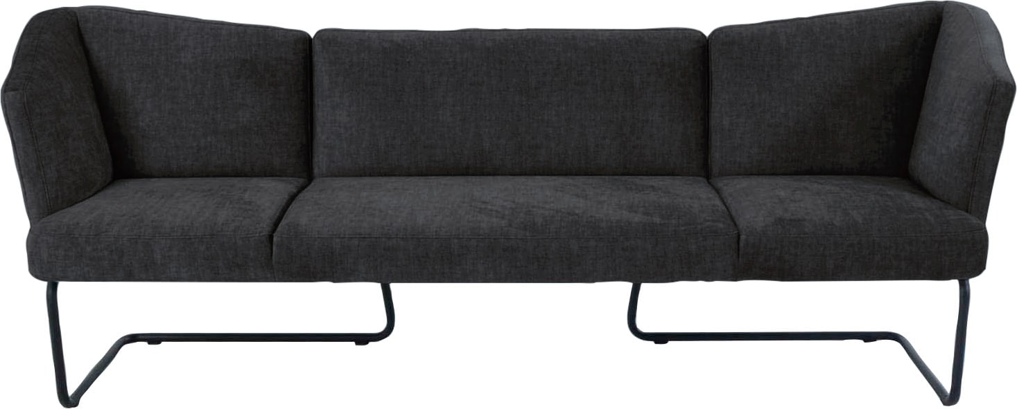 K+W Komfort & Wohnen Polsterbank »Mikkado Tube«, in abgerundeter Form, Rundrohrkufe lang, in 2 Breiten 192 oder 242 cm