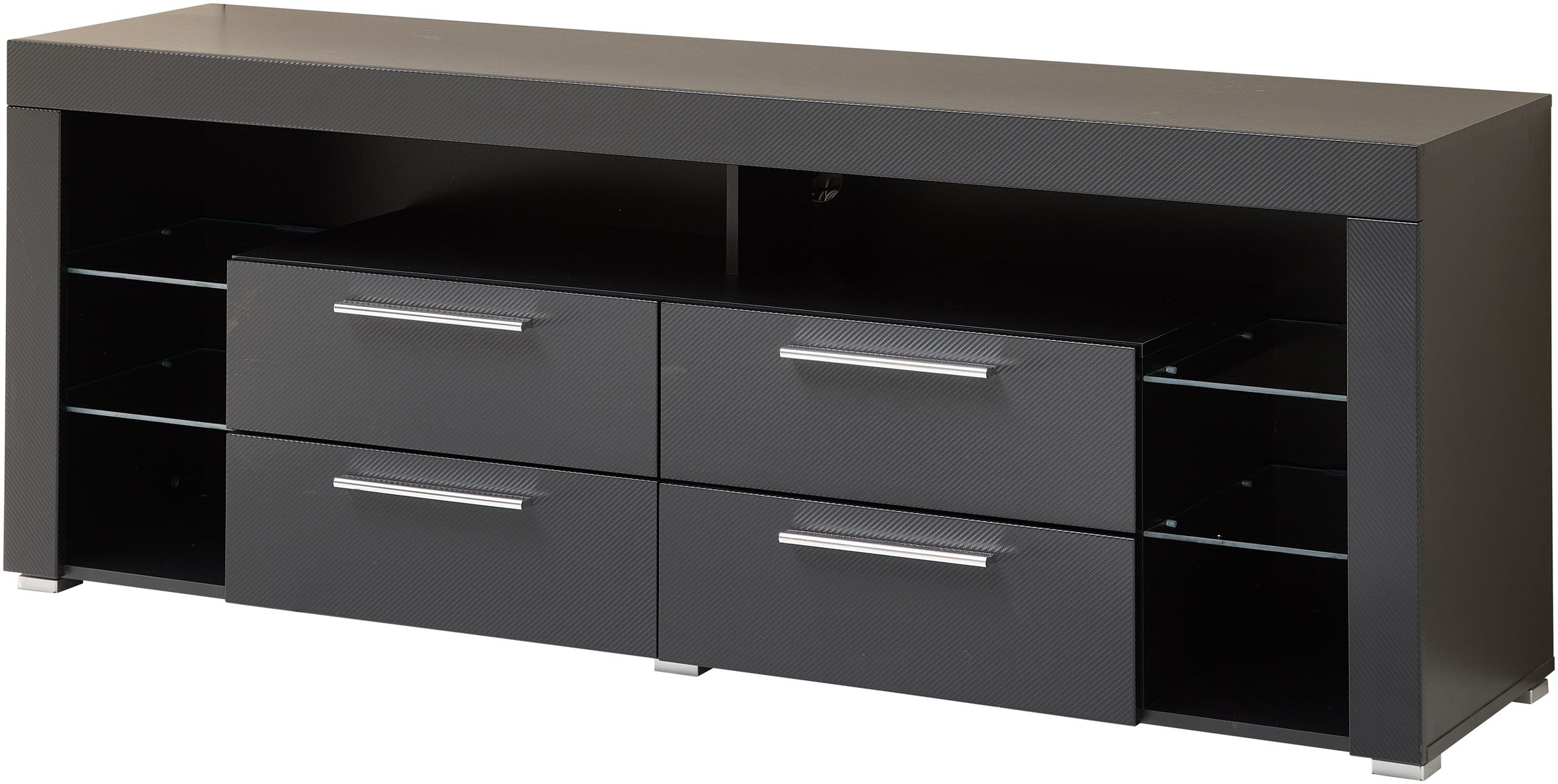 Stolkom TV-Schrank »Goal« 4 Schubkästen, 6 offenen Fächern, Stellmaß 179/66/44 cm