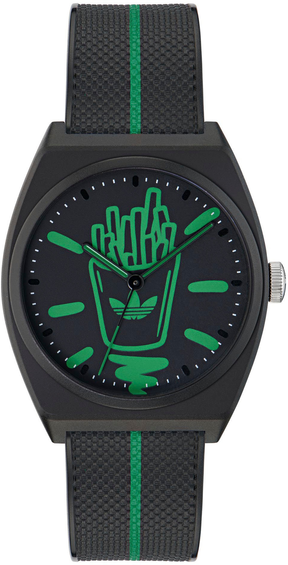 adidas Originals Quarzuhr »PROJECT TWO« Armbanduhr, Herrenuhr, Damenuhr,Resinarmband,wasserabweisend bis 5 bar