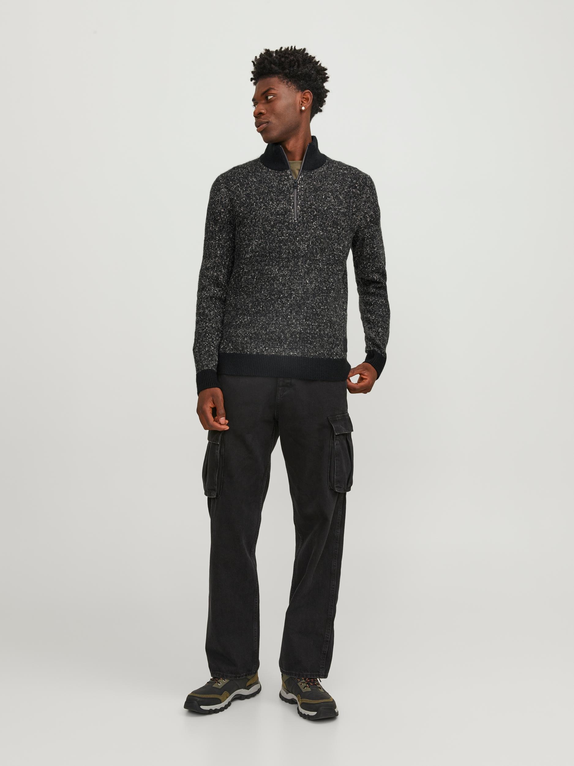 Jack & Jones Troyer »JCOSPACE KNIT HALF ZIP SN«
