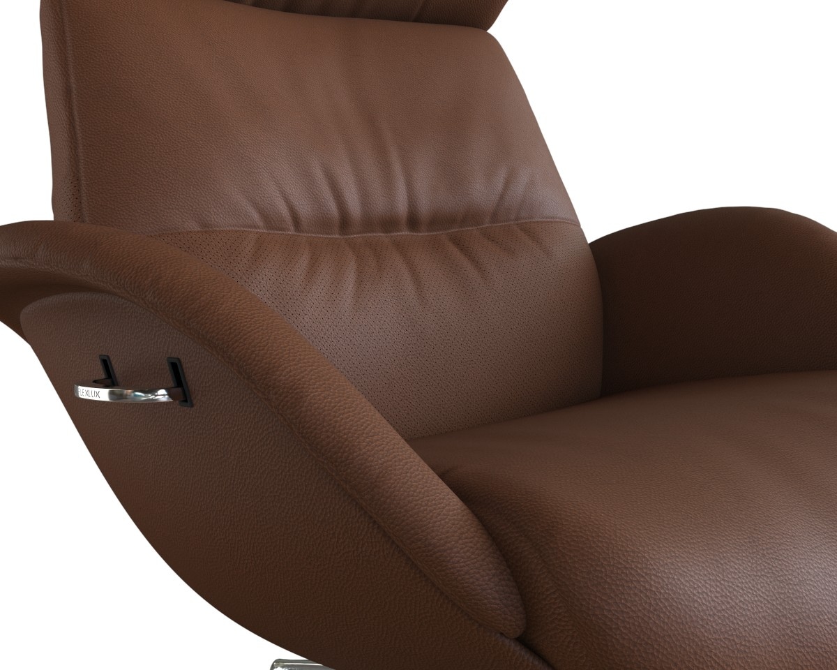 FLEXLUX Relaxsessel »Relaxchairs More«, Premium Fuß Komfort, auf Rücken- & drehbar, Kopfteilverstellung, Raten Alu kaufen