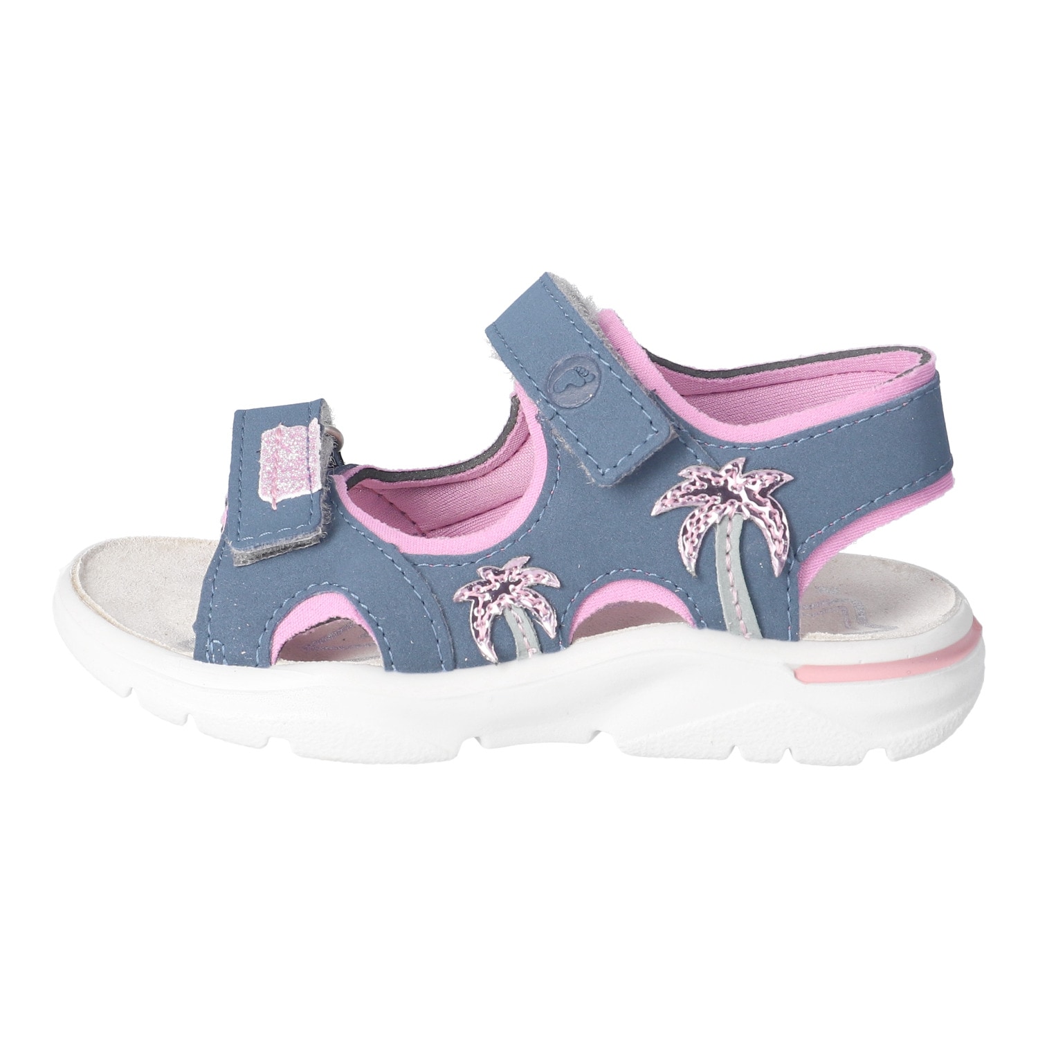 Ricosta Sandale »Carmi«  Klettschuh mit Glitzer, mit WMS, Größenschablone zum Download