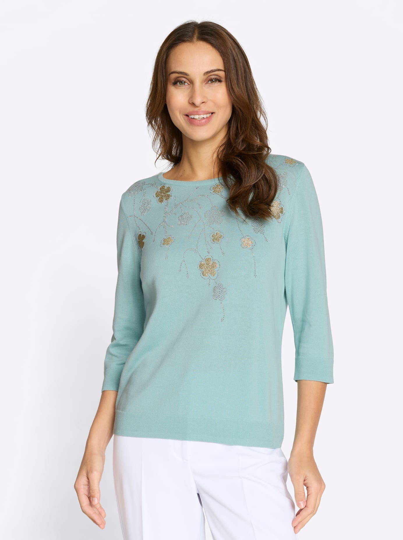 Lady Rundhalspullover »Rundhals-Pullover«