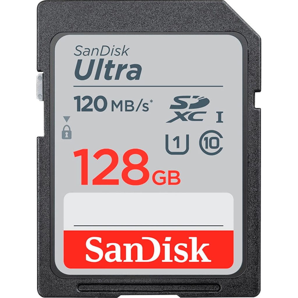Sandisk Speicherkarte »Ultra® SDXC™ UHS-I 128 GB«, (Class 10 120 MB/s Lesegeschwindigkeit)