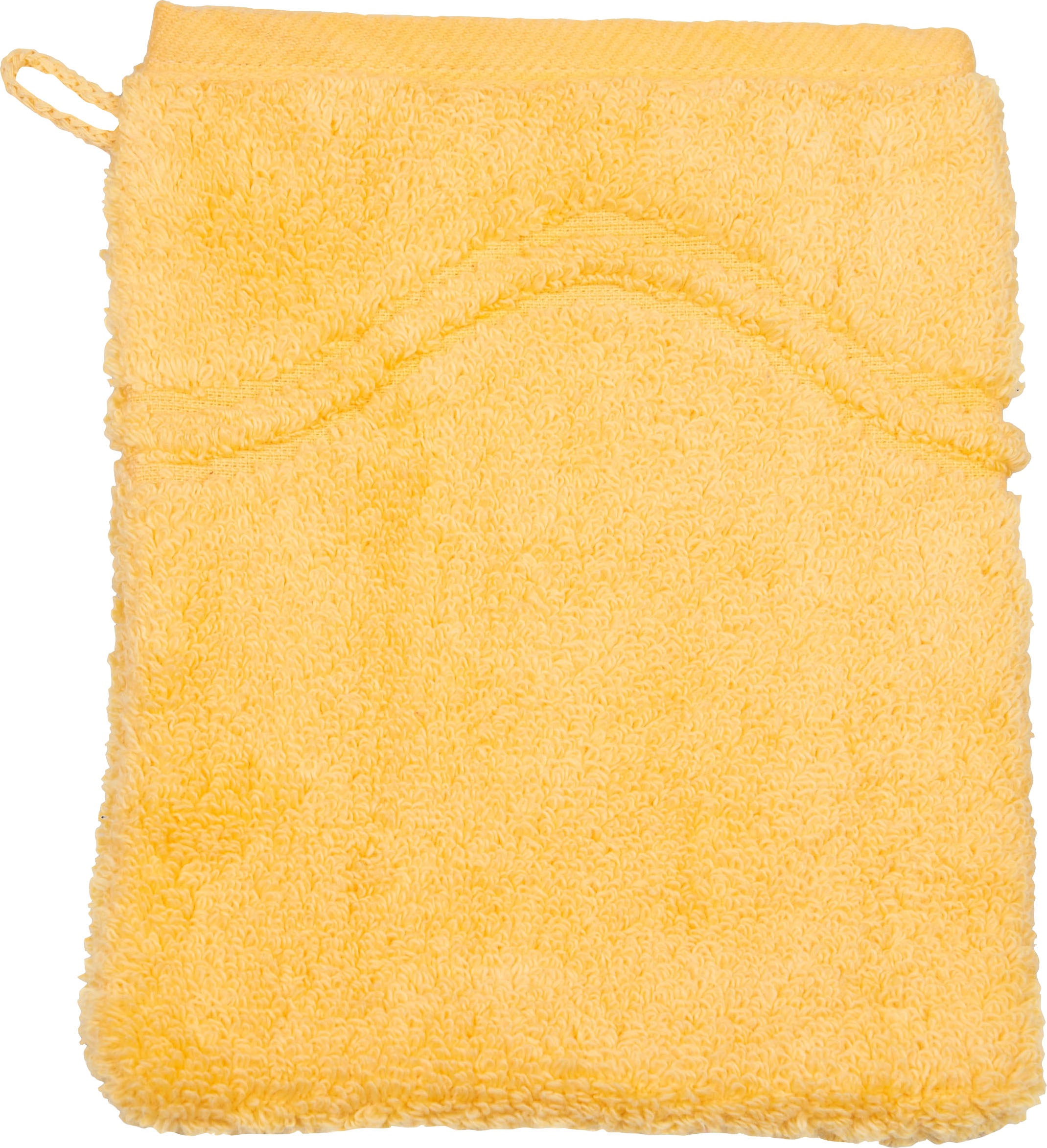 ROSS Waschhandschuh »Cashmere feeling«, (Packung, 6 St.), mit Wellen-Bordüre