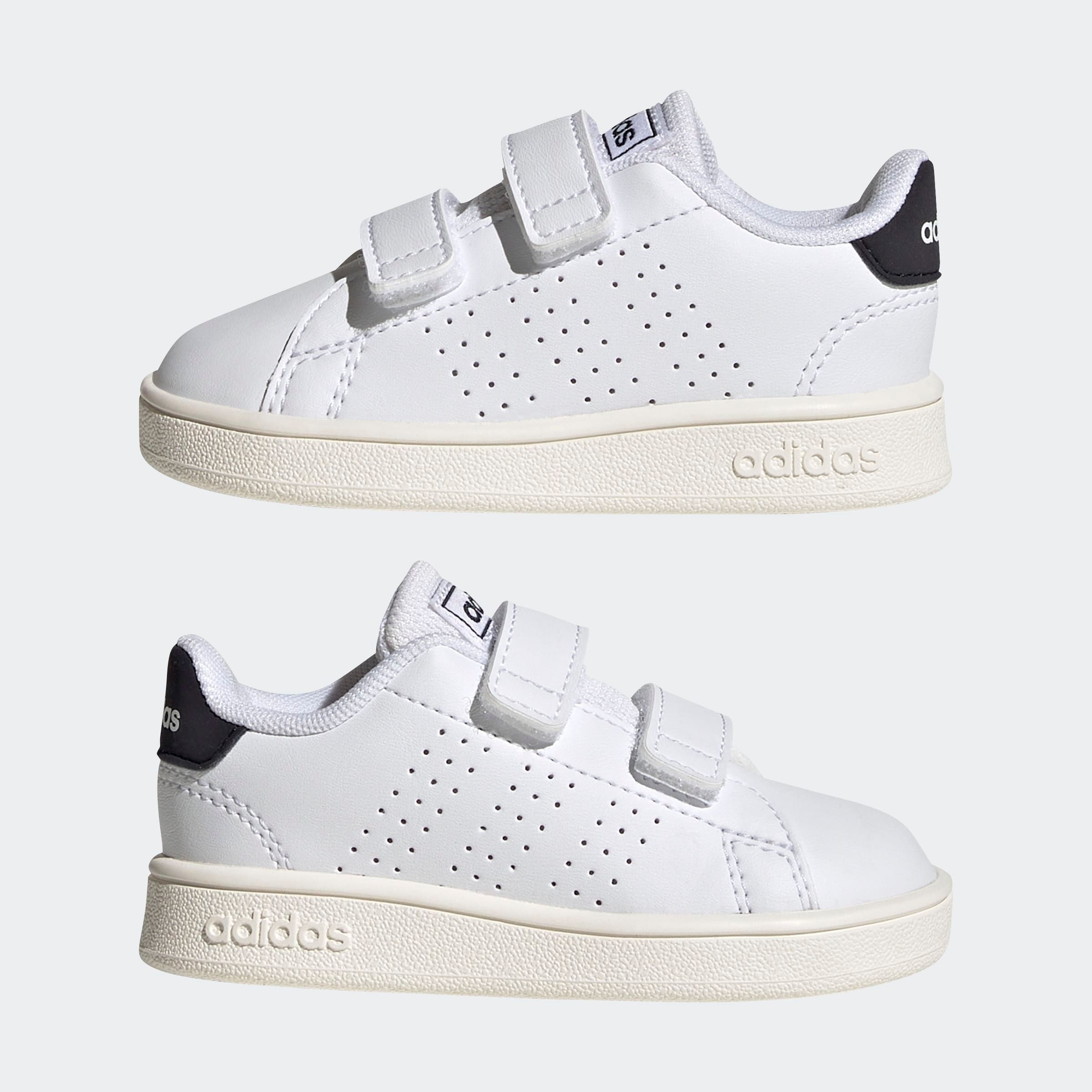 adidas Sportswear Sneaker »ADVANTAGE LIFESTYLE COURT TWO HOOK-AND-LOOP«, Design auf den Spuren des adidas Stan Smith