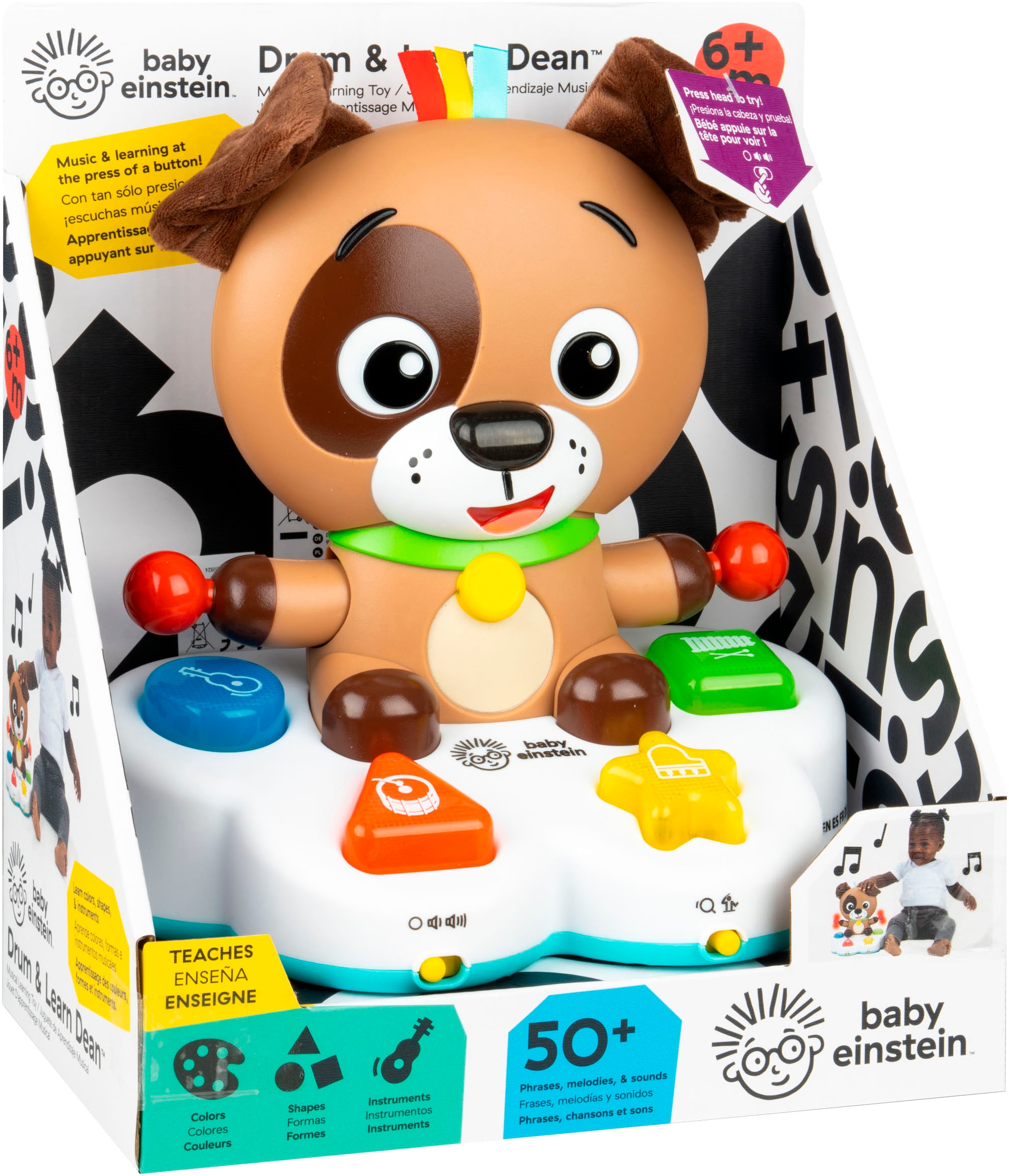 Baby Einstein Lernspielzeug »Drum & Learn Dean  Musical Learning Toy« mit Licht und Sound