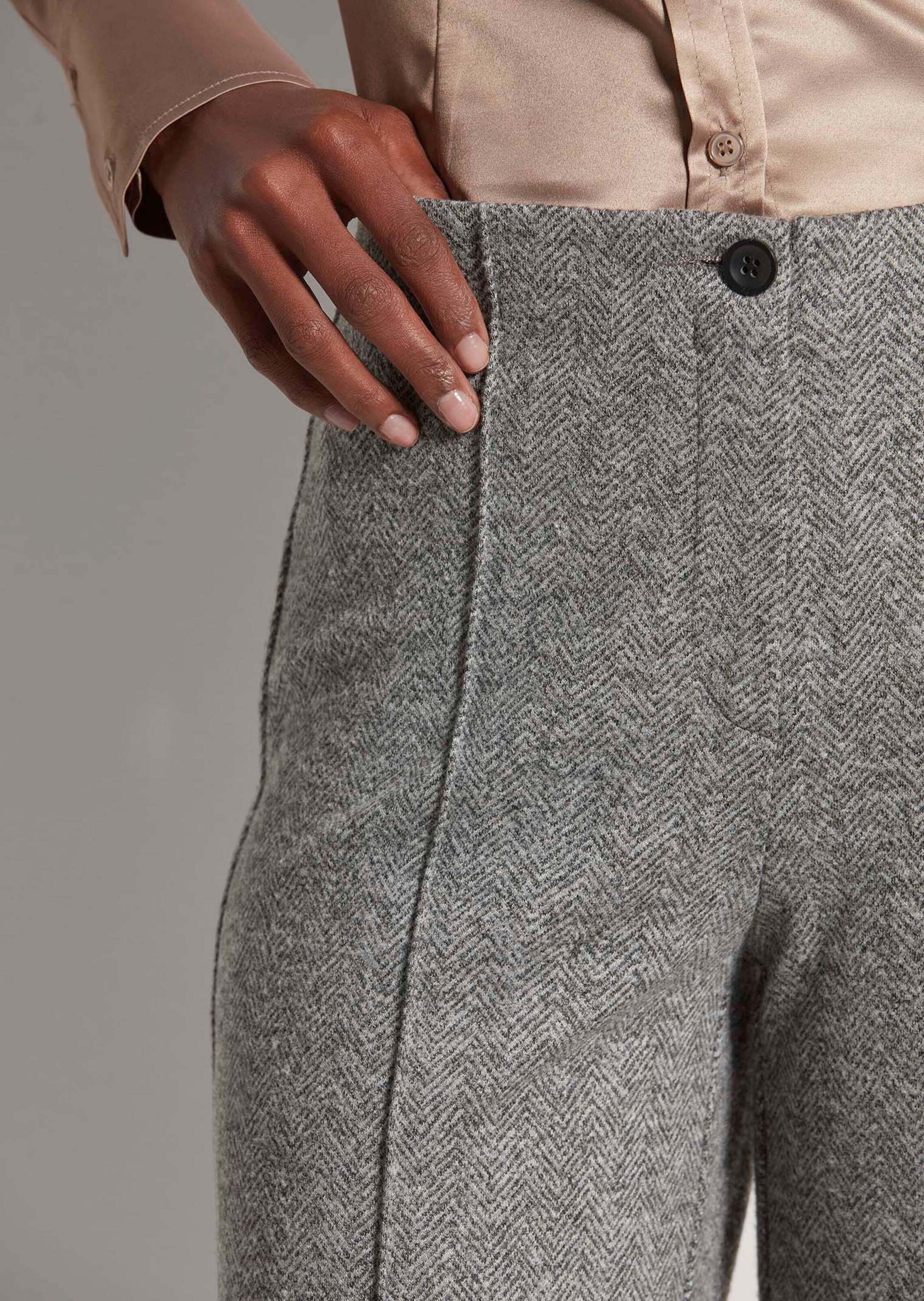 MADELEINE Bügelfaltenhose »Palazzohose Palazzohose mit weitem Bein«