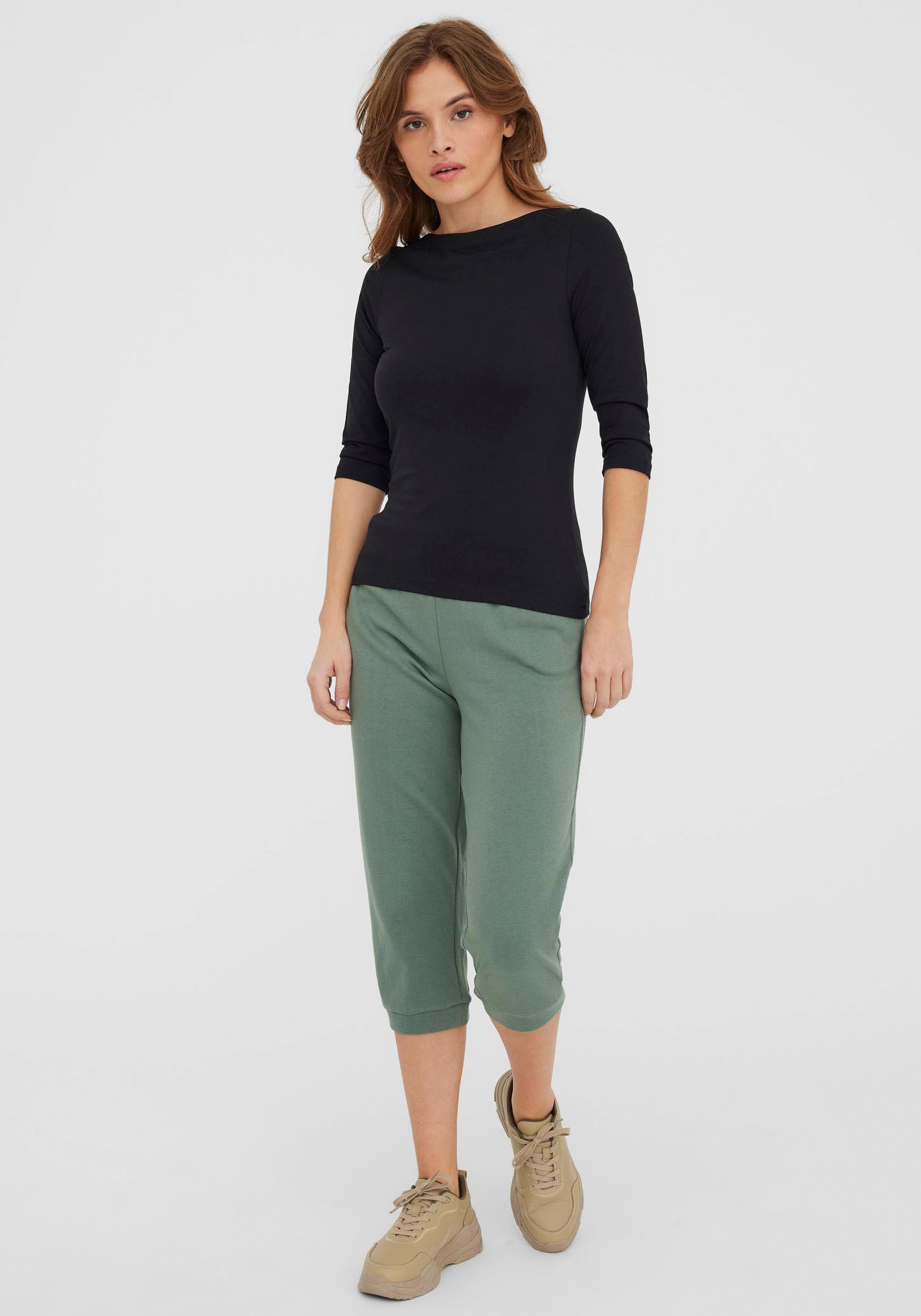Vero Moda 3/4-Arm-Shirt »VMPANDA MODAL 3/4 TOP JRS NOOS« Baumwollmischung, regular fit