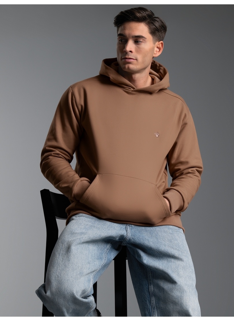 Trigema Sweatshirt »TRIGEMA Hoodie mit Affe Charly-Stickmotiv«
