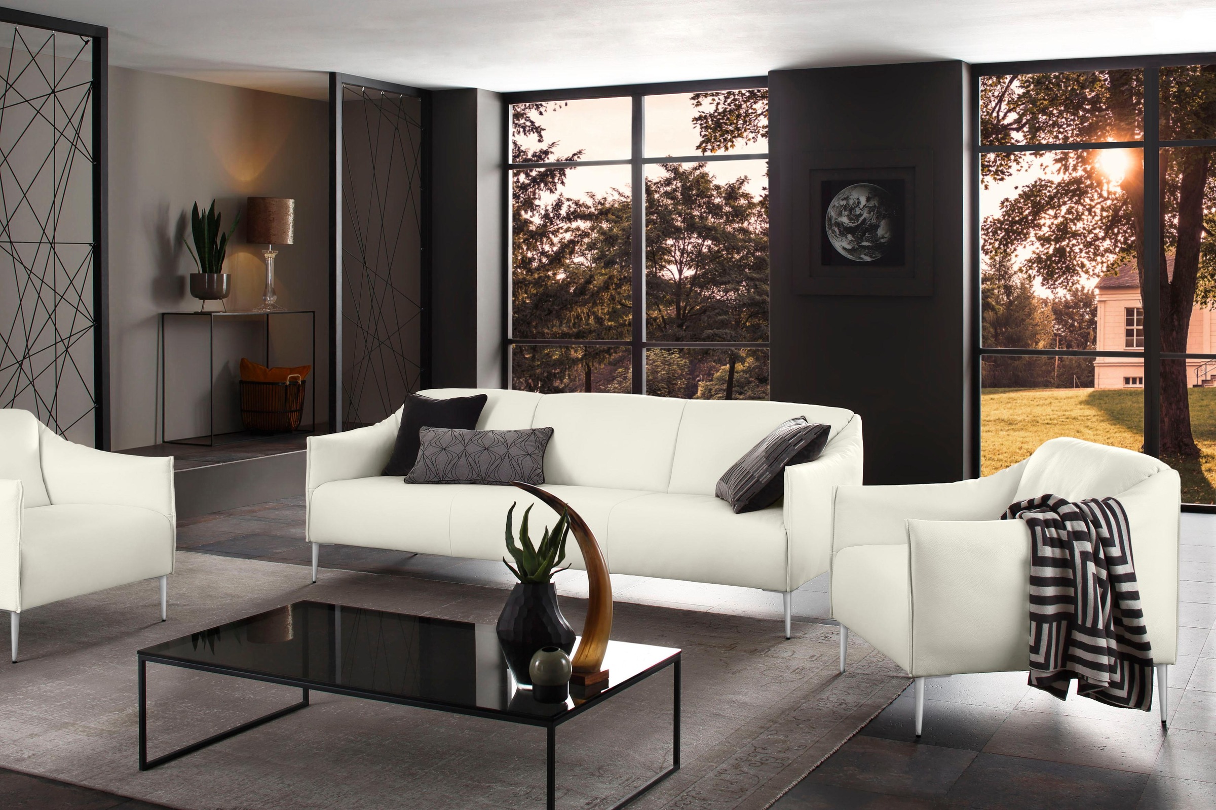 W.SCHILLIG Cocktailsessel »sally«, mit Metallfüßen in Chrom glänzend