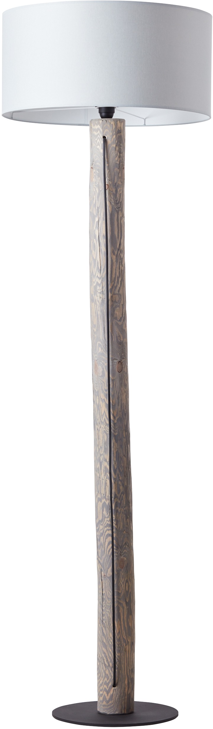 Brilliant Stehlampe »Jimena«, 1 flammig-flammig, Stoffschirm, H 164 cm, Ø  50 cm, E27, Holz/Textil, kiefer gebeizt/grau online kaufen | mit 3 Jahren  XXL Garantie