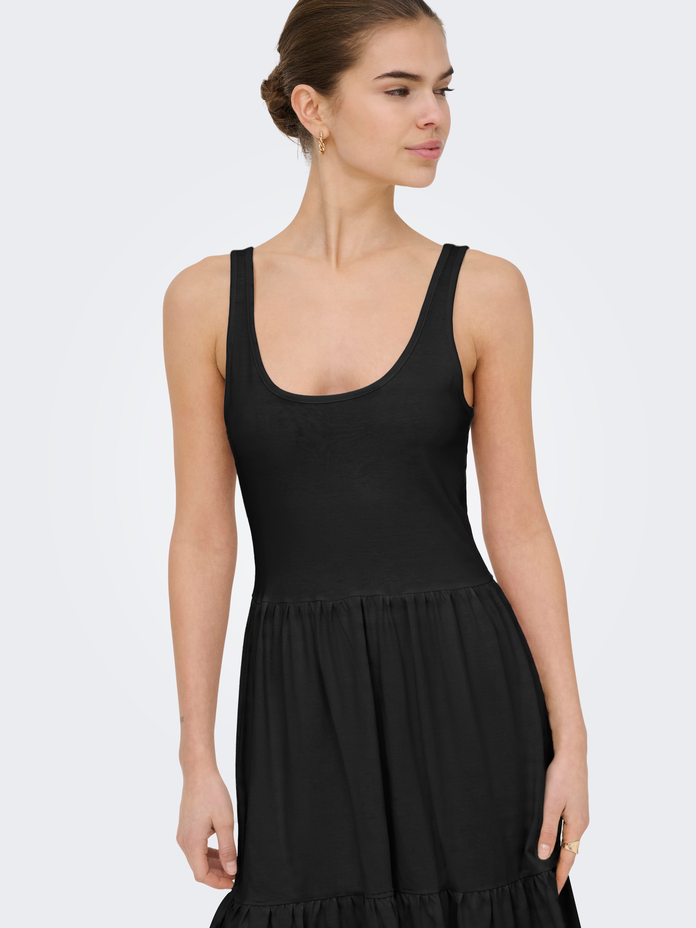 ONLY Minikleid »ONLBLOOM S/L SHORT DRESS JRS« Baumwolle, regular fit