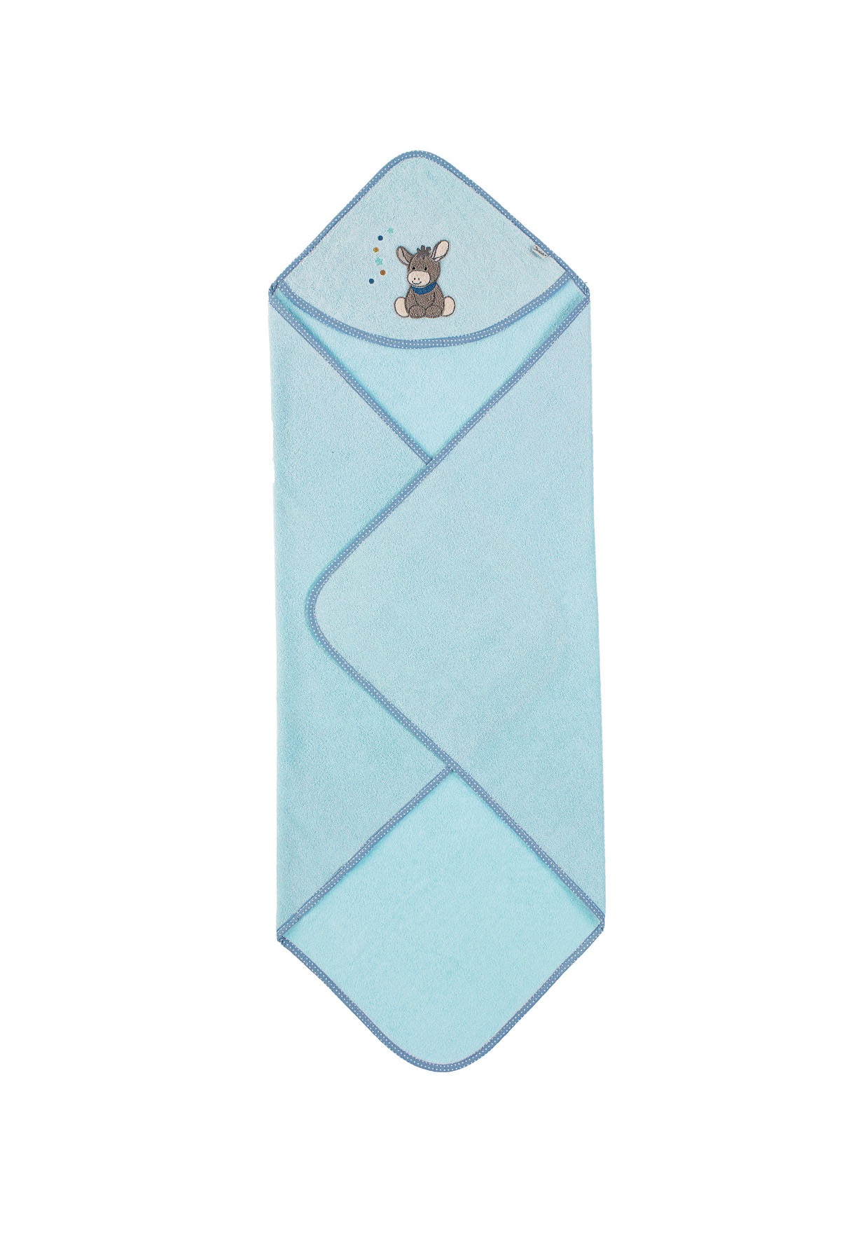 Sterntaler® Kapuzenhandtuch »Kapuzenbadetuch 100x100 cm ESEL Emmi«, (1 St.)