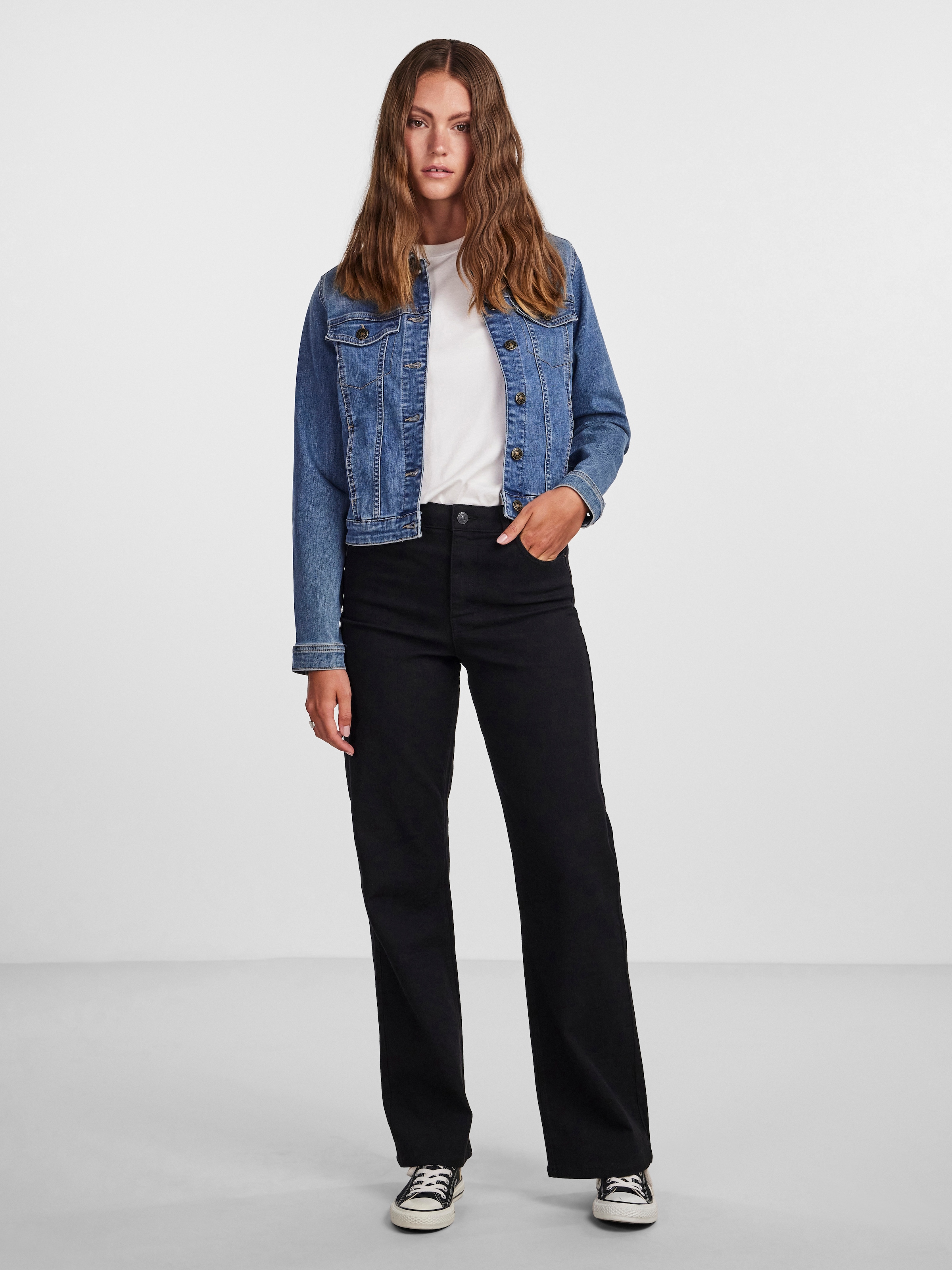 pieces Jeansjacke »PCOIA LS DNM JACKET MB NOOS BC«