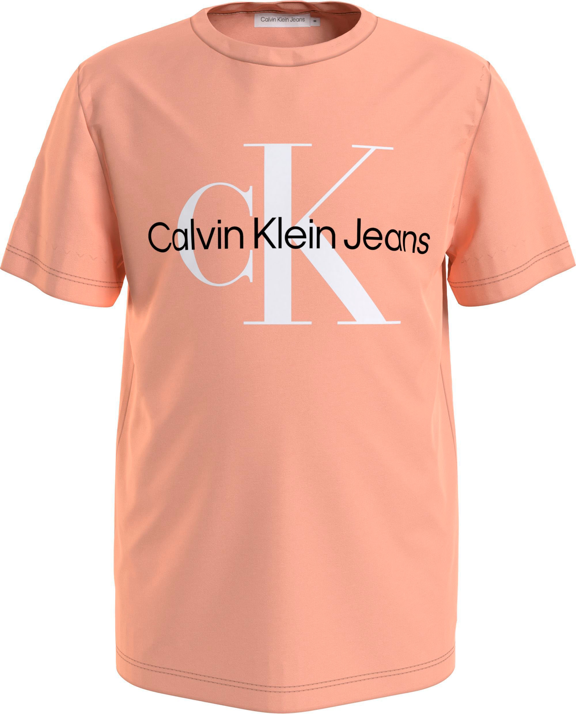 Jeans Junior Calvin MiniMe,für Kids und »MONOGRAM bei Mädchen LOGO T-Shirt T-SHIRT«, Klein Kinder Jungen ♕