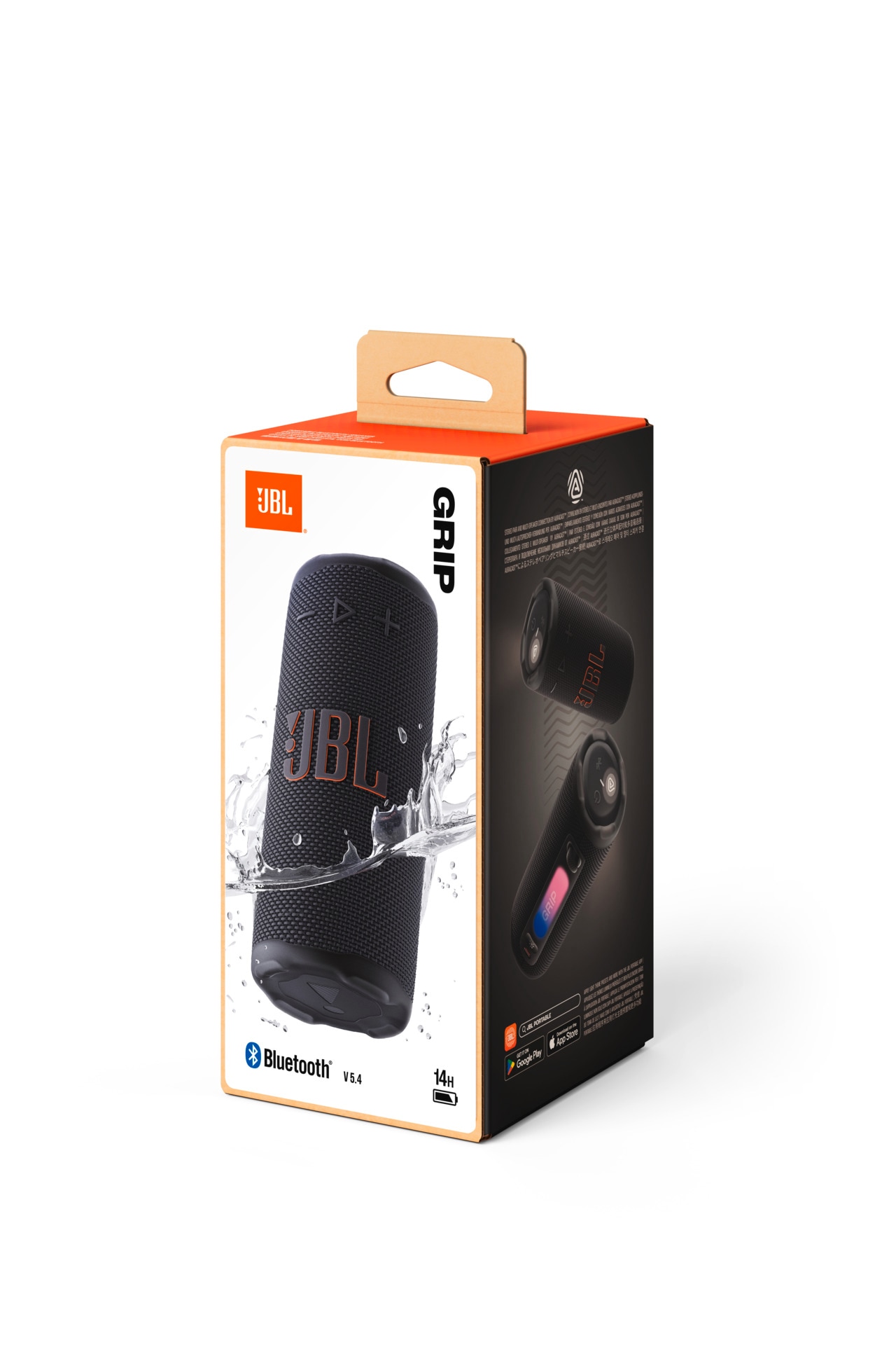 JBL Bluetooth-Lautsprecher »GRIP« (A2DP Bluetooth | AVRCP Bluetooth | Bluetooth 16 W) Kompakter Bluetooth-Speaker, starker JBL Pro Sound und Ambient Light