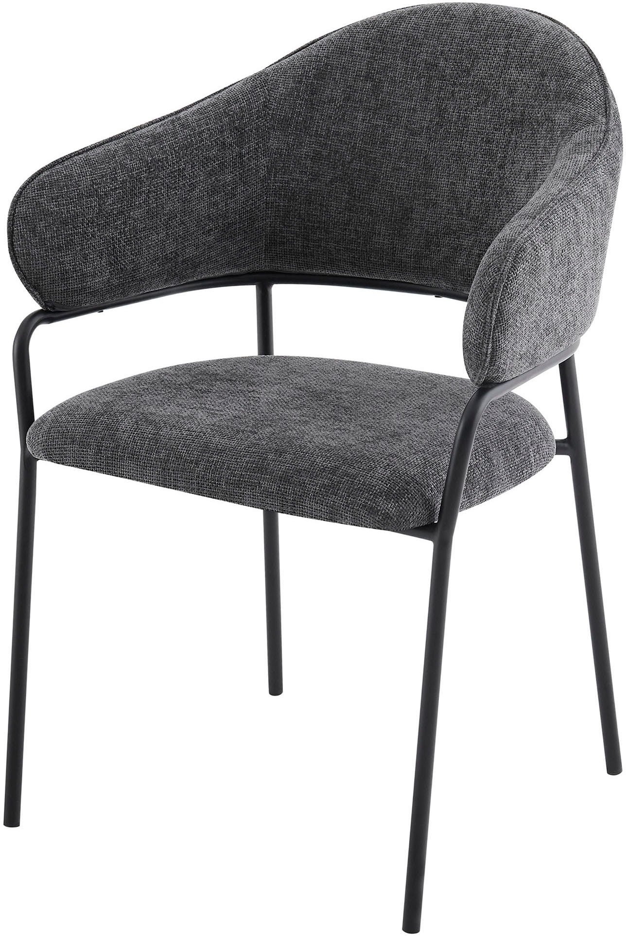 byLIVING Esszimmerstuhl »Curve« (Set) 2 Stk.moderner Stoff Stuhl mit gemütlichem Sitzkomfort, verschiedene Farben.