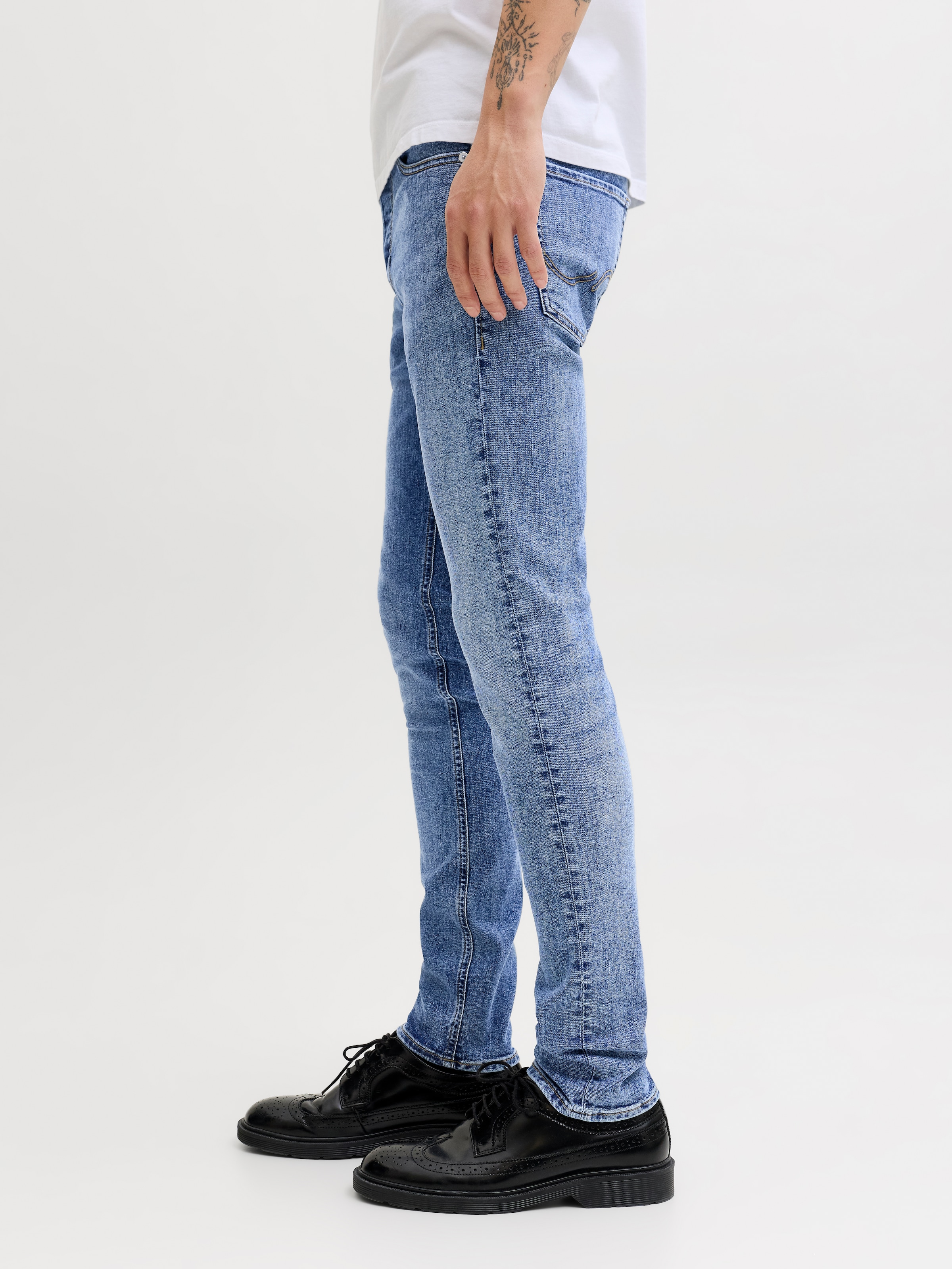 Jack & Jones Slim-fit-Jeans »JJIGLENN  Slim-Fit mit Stretch und praktischer 5-Pocket-Form« Baumwollmischung, slim fit