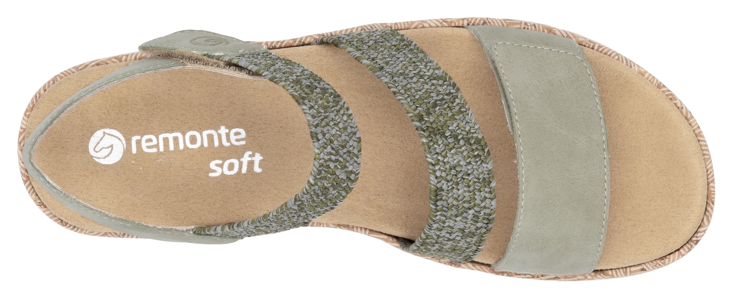 Remonte Keilsandalette  Riemchensandale, Bequemschuh, Sommerschuh mit Soft-Fußbett