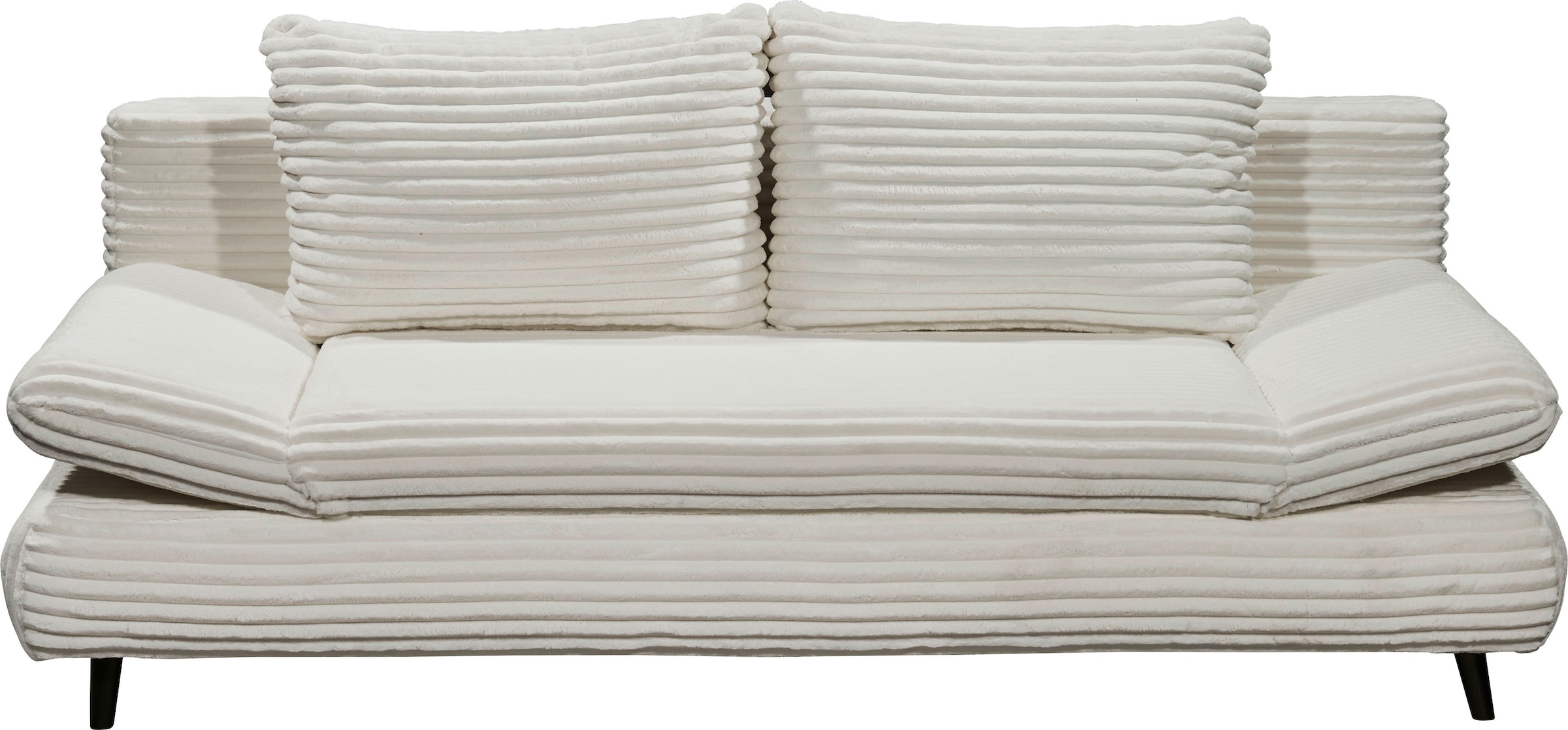 ED EXCITING DESIGN Schlafsofa »Sunny«, frei im Raum stellbar, mit Bettkasten, Schlaffunktion & 2 Rückenkissen