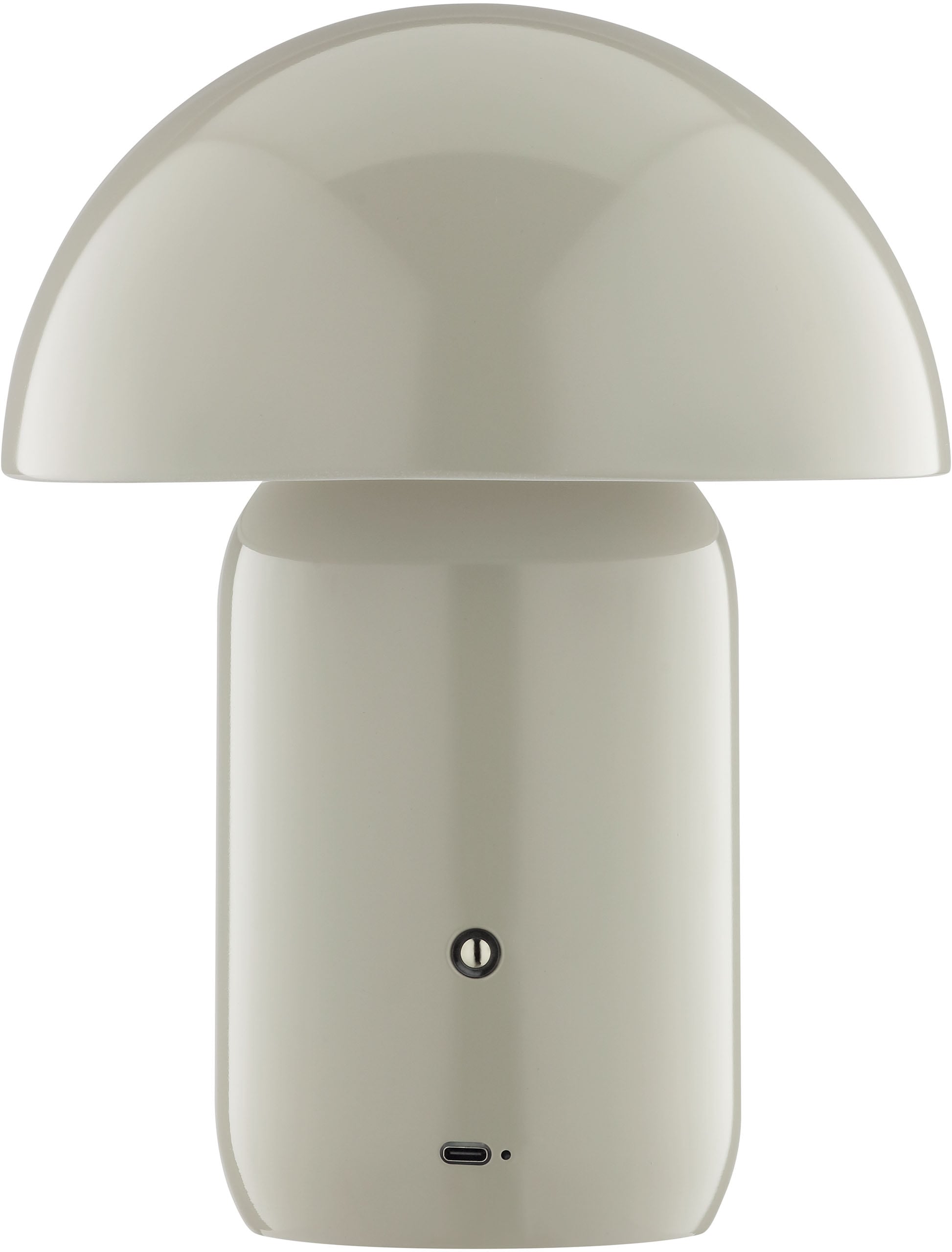 LeGer Home by Lena Gercke LED Tischleuchte »Galilea«, 1 flammig, Leuchtmittel LED-Modul | LED fest integriert, dimmbar, Ø 20 cm, Metall, Akku Tischlampe, Schalter mit Touchfunktion