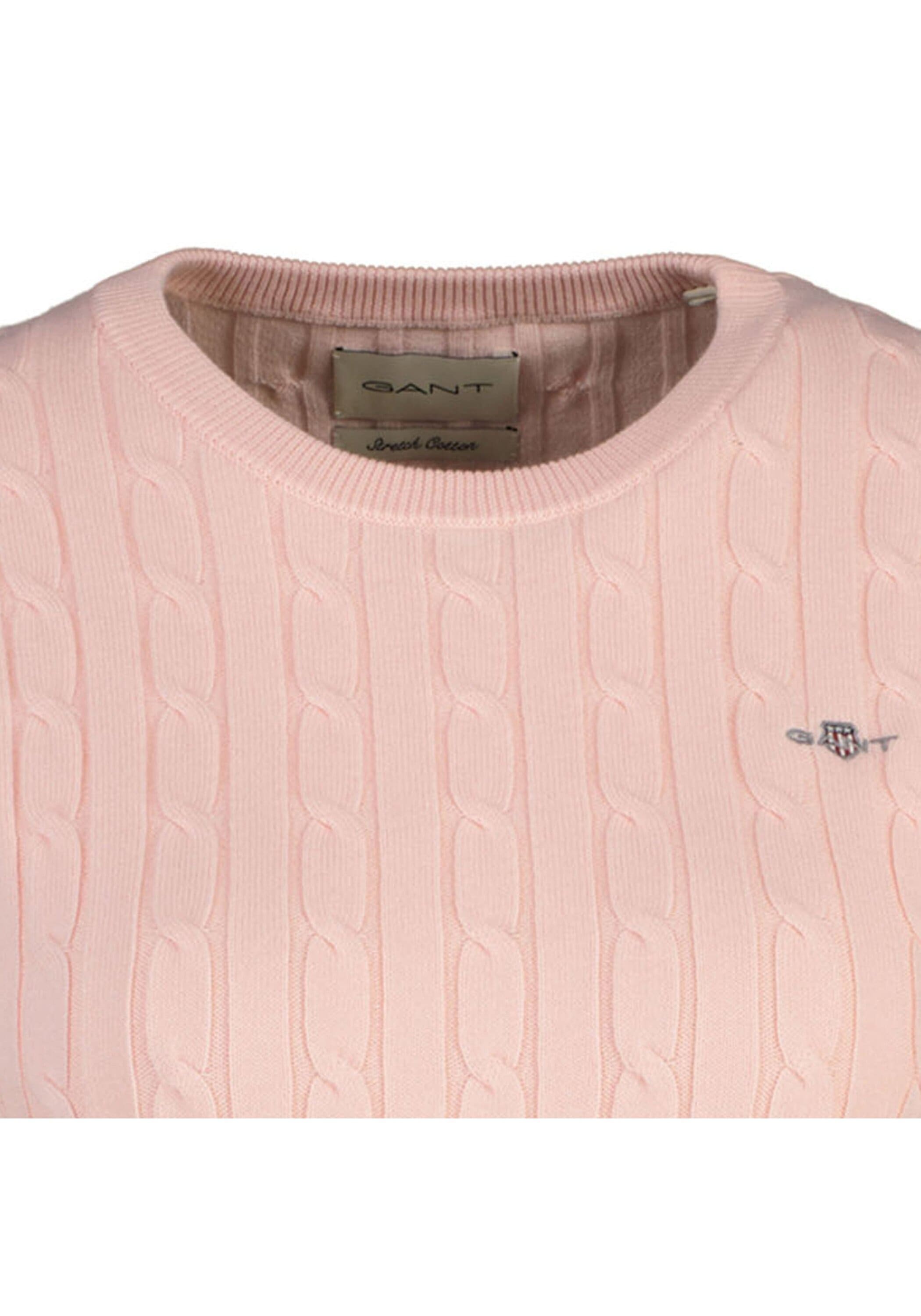 Gant T-Shirt »T-Shirt STRETCH COTTON CABLE C-NECK 1er Pack«