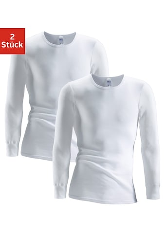 Clipper Unterhemd, (2 St.), schlichtes Basic perfekt als Unterziehshirt - in Doppelripp kaufen