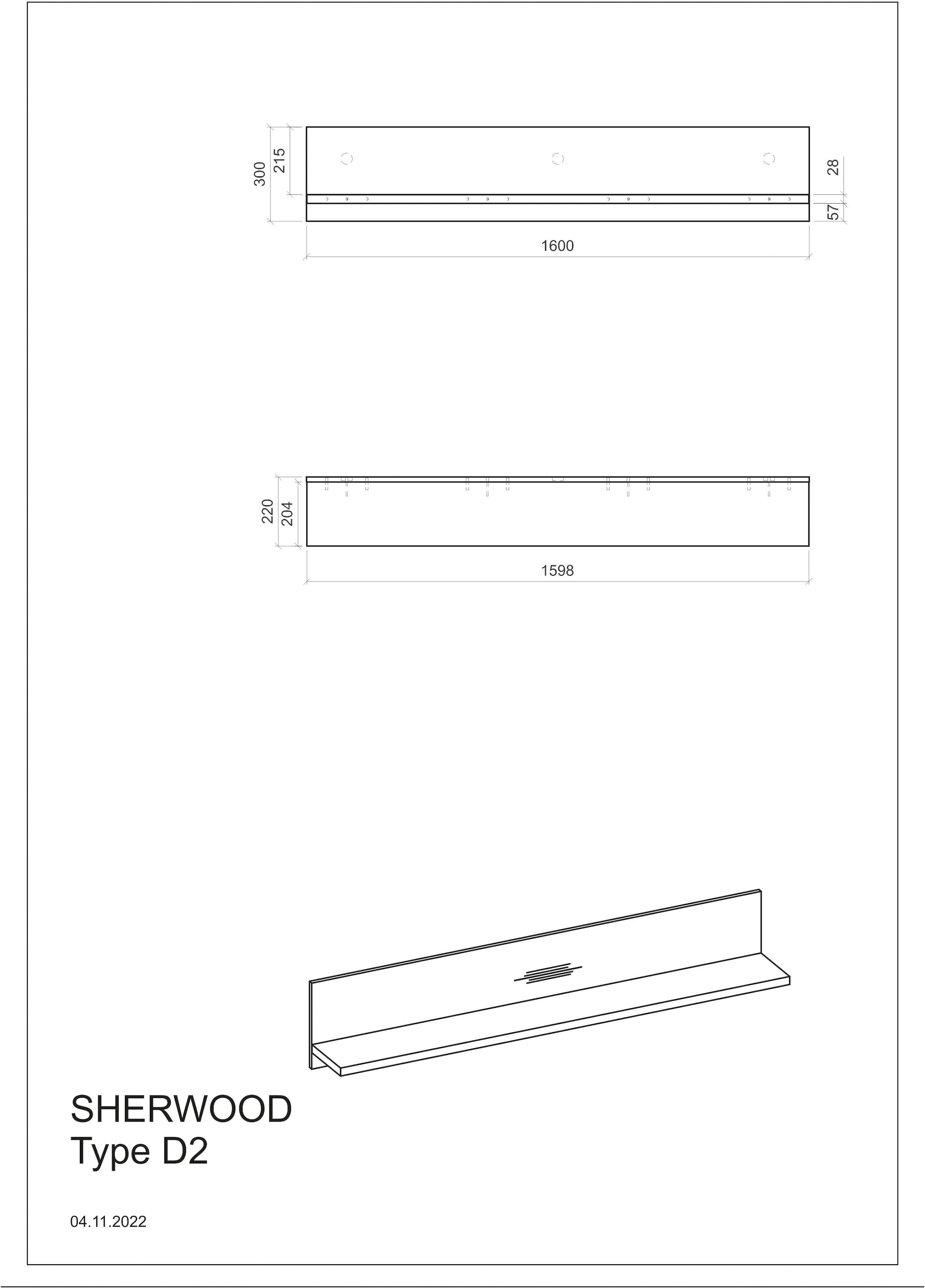 Home affaire Küchenzeile »Sherwood« Breite 284 cm, mit Herdumbauschrank, ohne E-Geräte