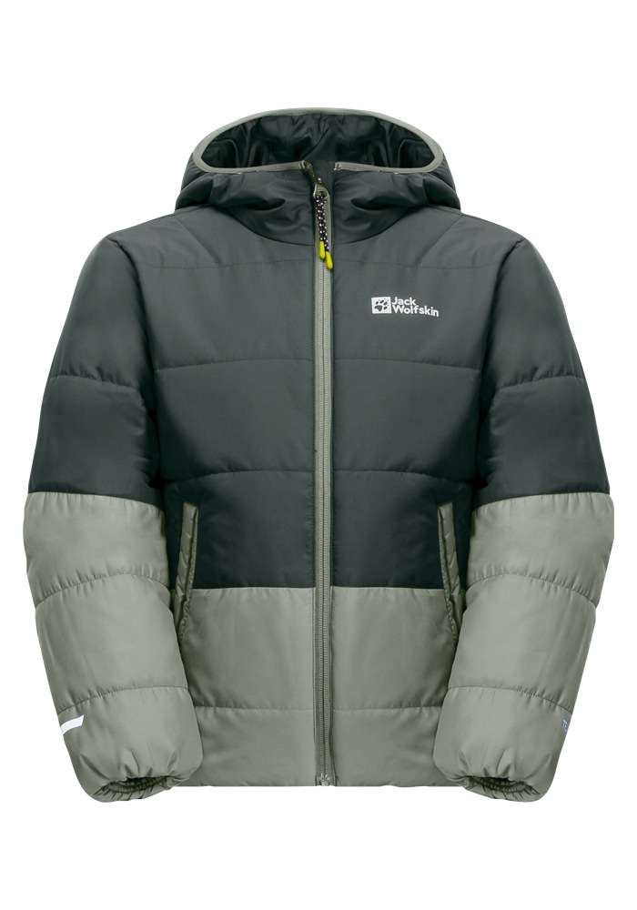 Jack Wolfskin Outdoorjacke »TWO HILLS INS JACKET K«, mit Kapuze