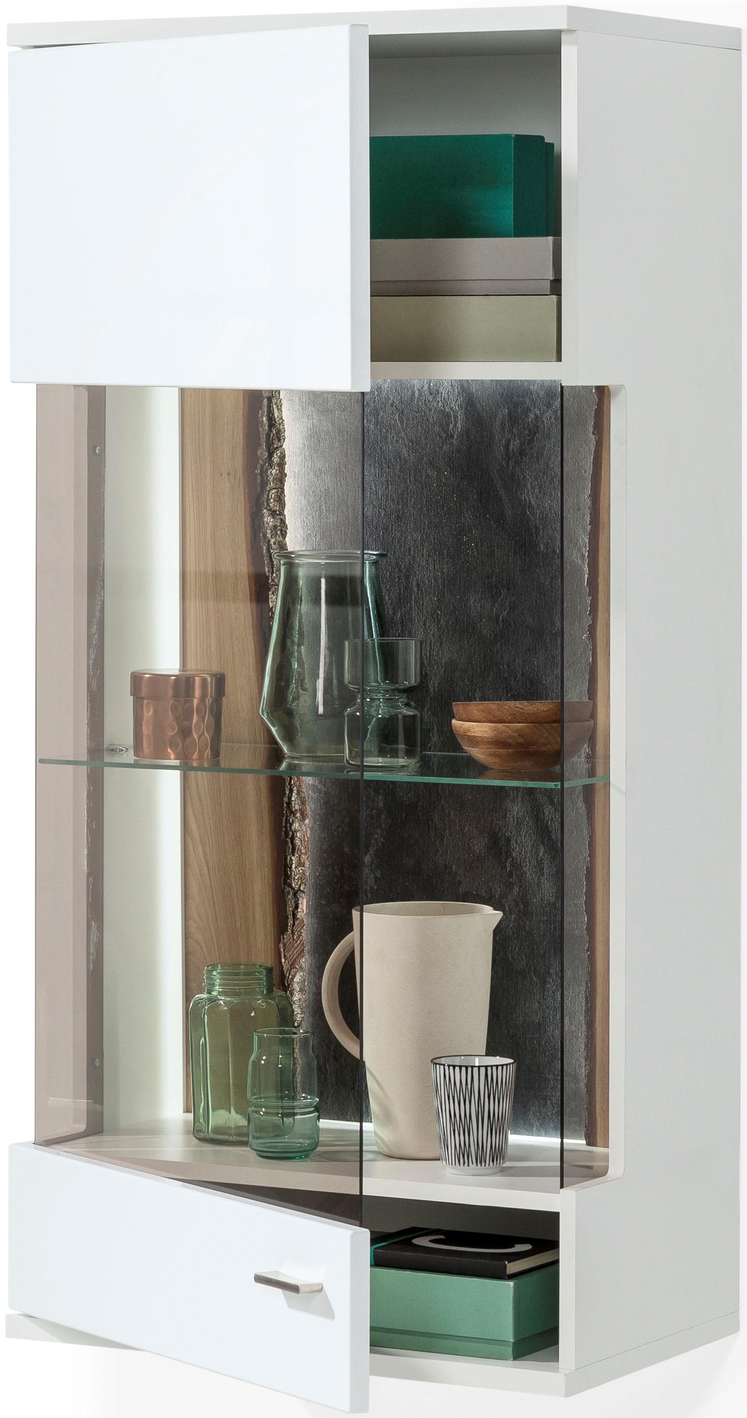 set one by Musterring Vitrine »TACOMA«, Typ 21/22, Höhe 126,4 cm, mit getönter Glastür