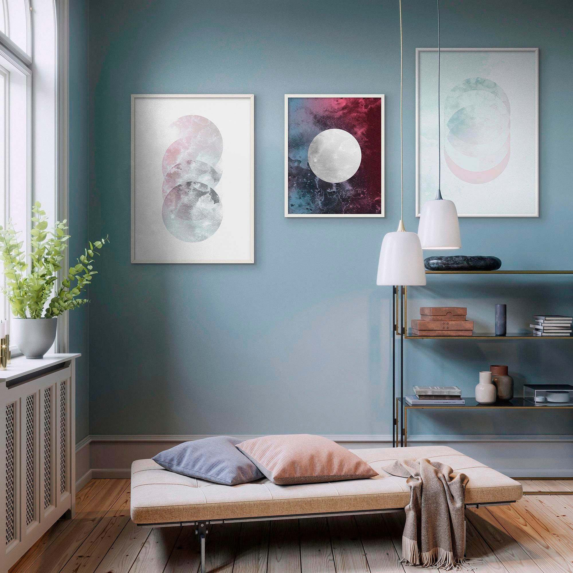 Komar Poster »Solum Luna«, Abstrakt, (1 St.), Kinderzimmer, Schlafzimmer,  Wohnzimmer online kaufen | mit 3 Jahren XXL Garantie