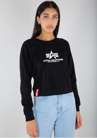 Sweater »ALPHA INDUSTRIES Women - Sweatshirts Basic Boxy Sweater Wmn«