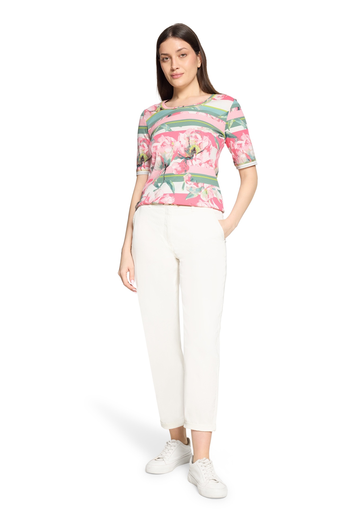 Betty Barclay Rundhalsshirt »Basic Shirt mit Rippenstruktur«