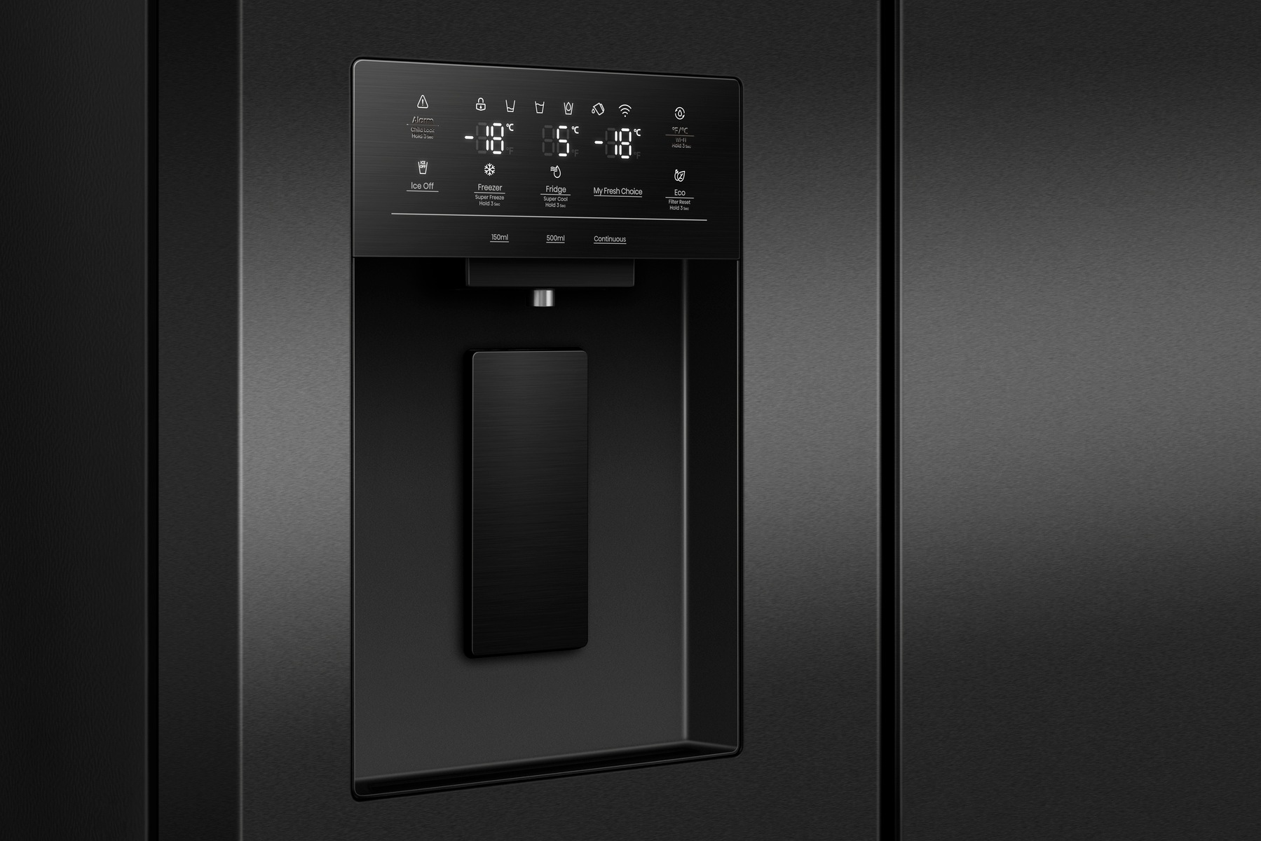 Hisense Multi Door »RQ5P470SYFD«, Wasser-/Eisspender