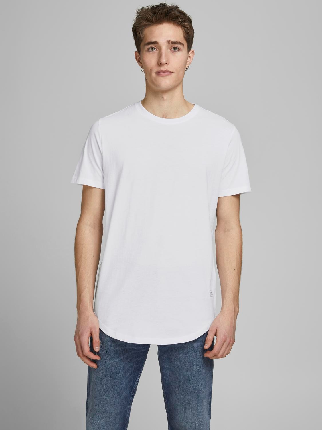 Jack & Jones T-Shirt »JJENOA TEE SS CREW NECK 5PK MP NOOS«