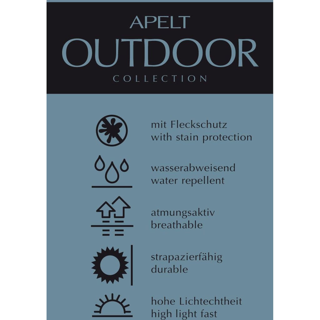 APELT Mitteldecke »3959 Outdoor, Sommerdeko, Sommer«, (1 St.)