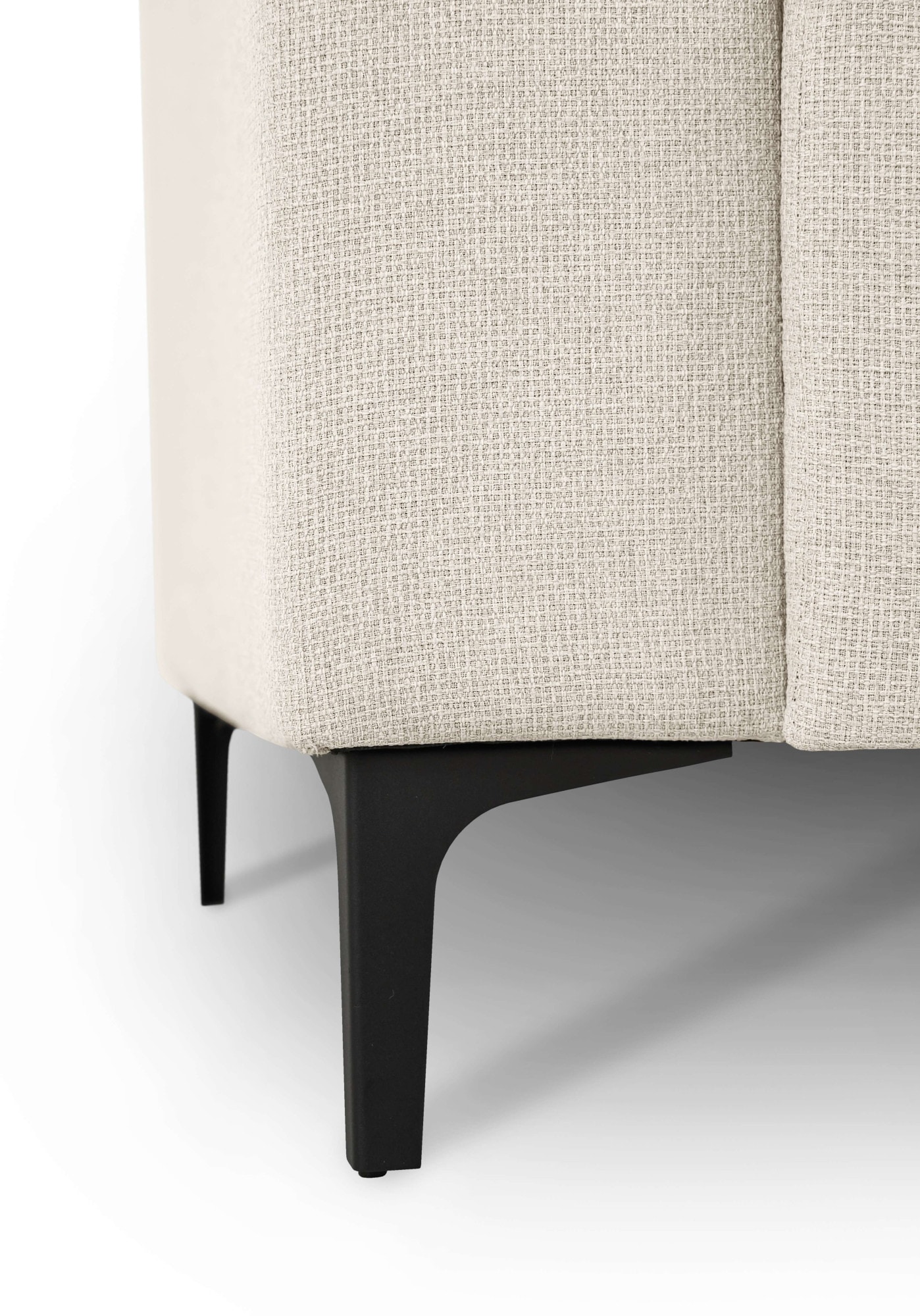 Home affaire Wohnlandschaft »Tournon U-Form, XXL Sofa, Breite 333 cm, Webstoff, Chenille«, Designsofa im nordischen Stil, Wellenunterfederung, Metallfüße