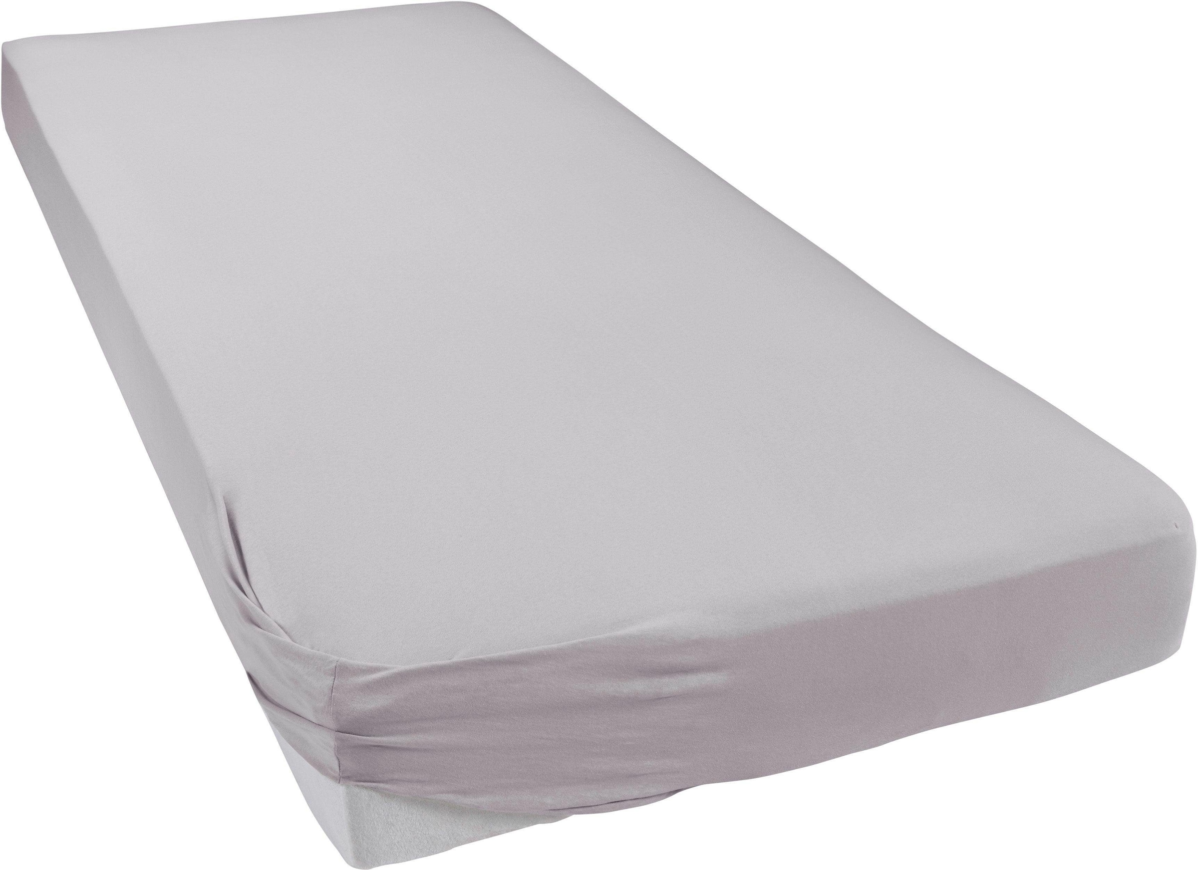 bellana Spannbettlaken "bellana deluxe für Boxspring- & Komfortbetten, mit Elasthan, 230 g/m²" Premium-Qualität, für extra hohe Matratzen 35-45 cm, faltenfrei
